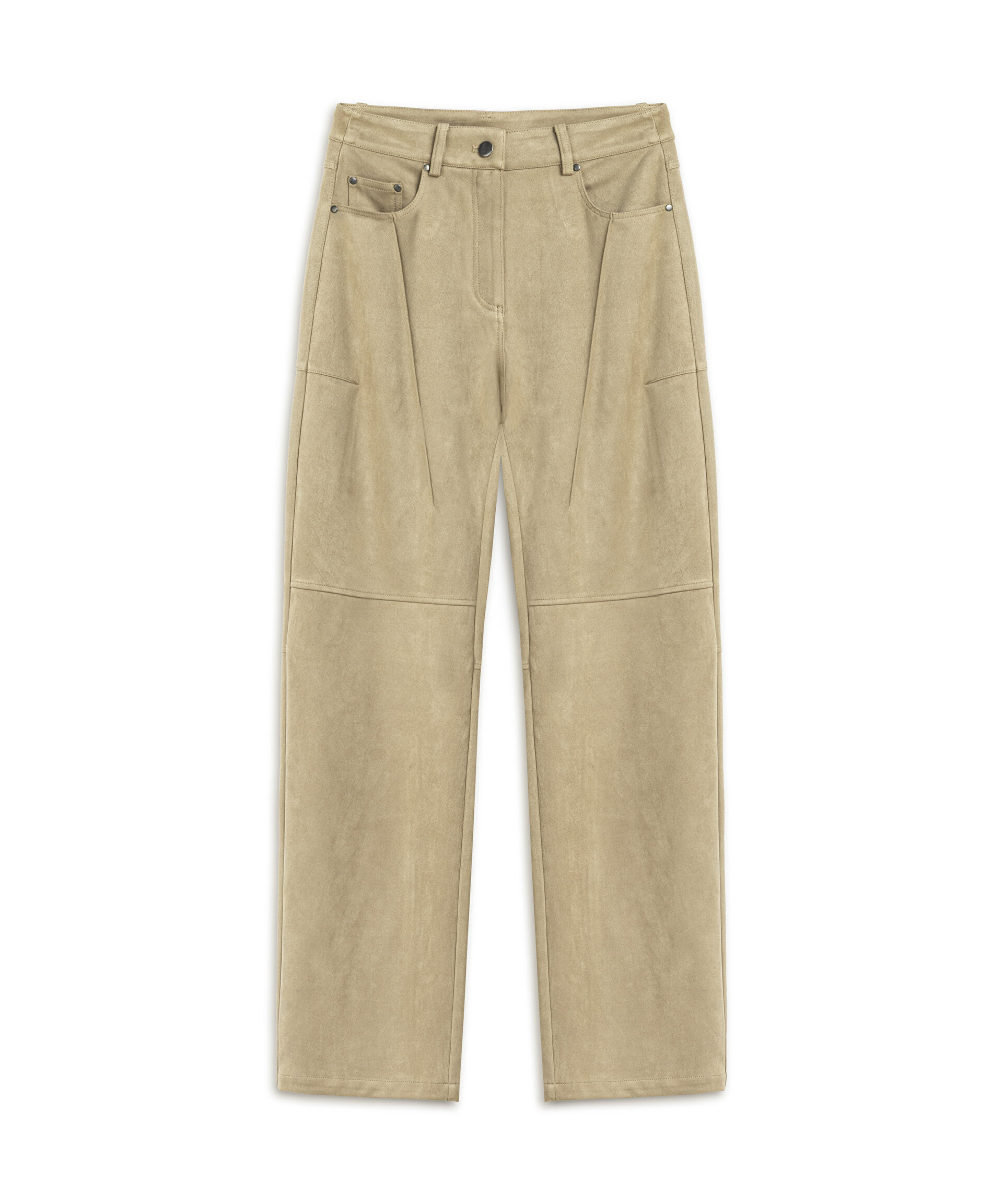 SÜET GÖRÜNÜMLÜ PANTOLON