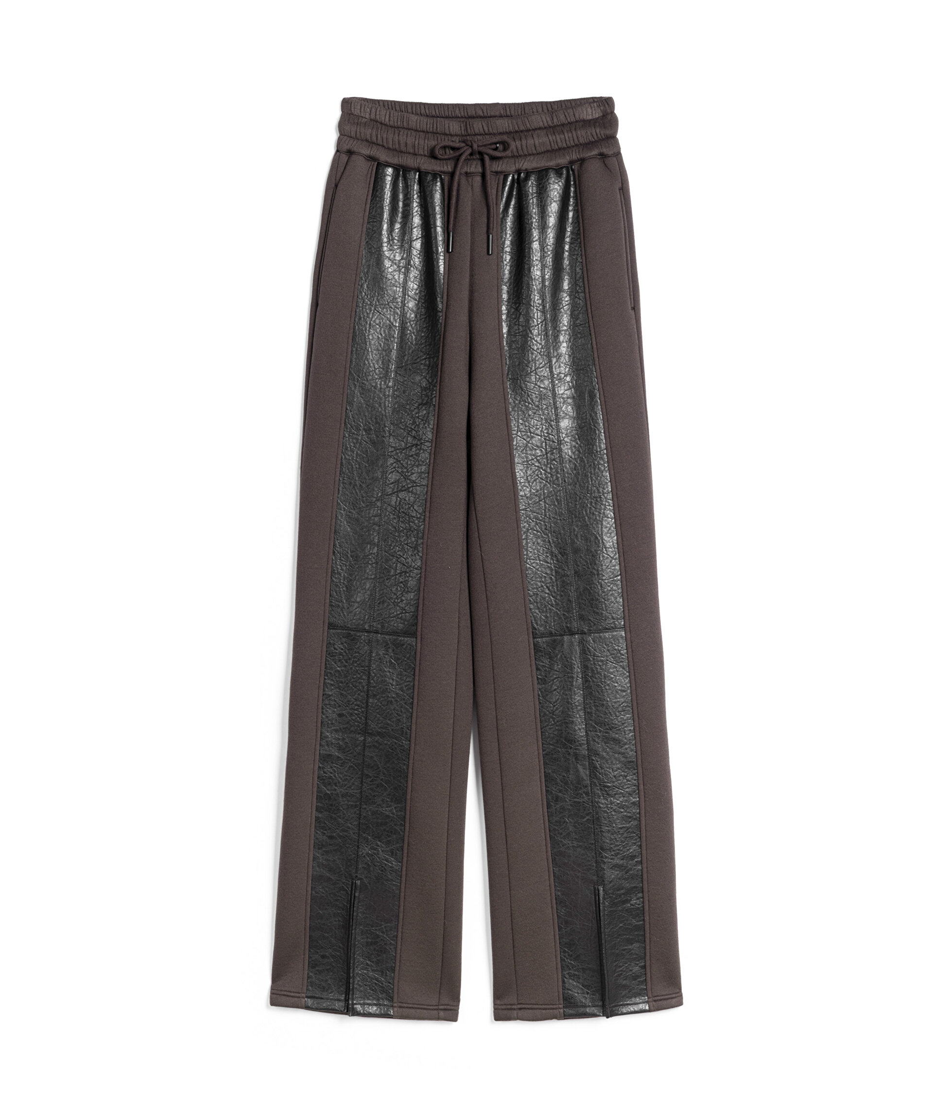 SUNİ DERİ MIX COLORBLOCK PANTOLON