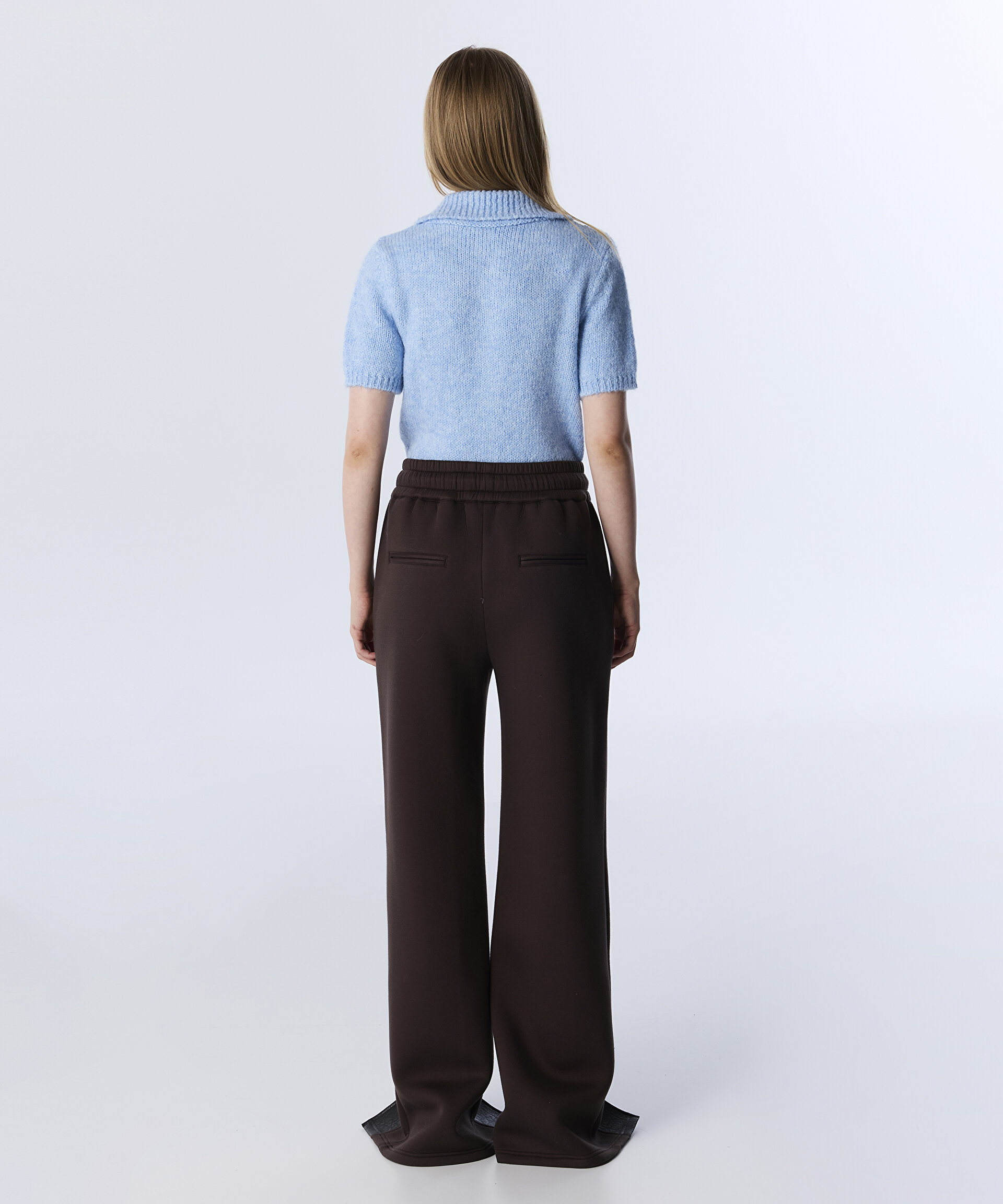 SUNİ DERİ MIX COLORBLOCK PANTOLON