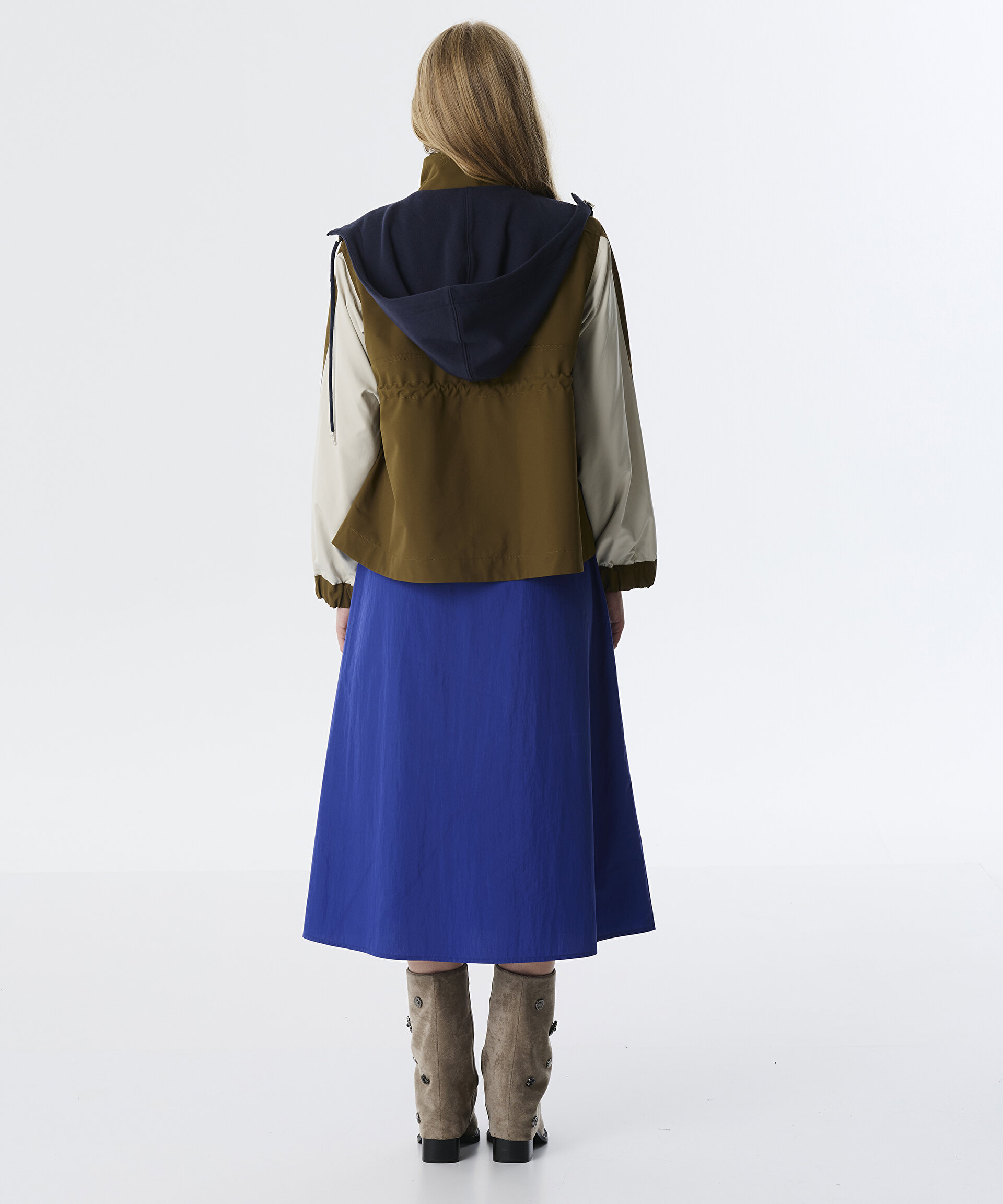 Haki ÇİFT PARÇA GÖRÜNÜM COLORBLOCK MONT TW6250012067022 | TWIST