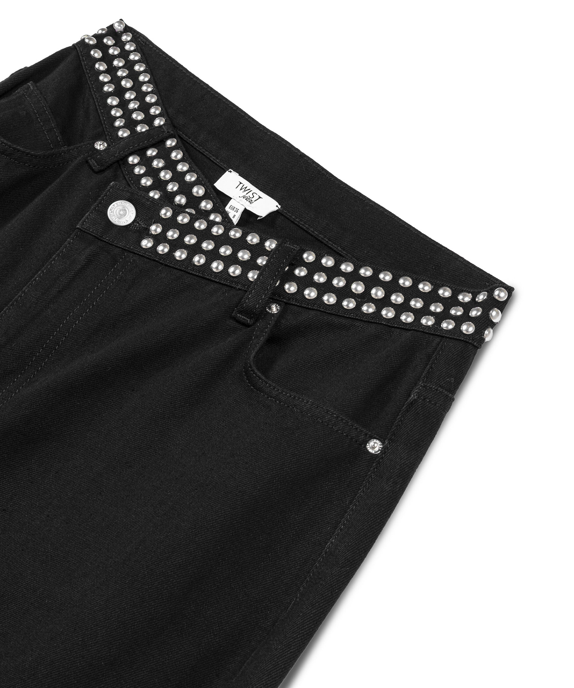 Siyah JEAN PANTOLON TW6250018039001 | TWIST