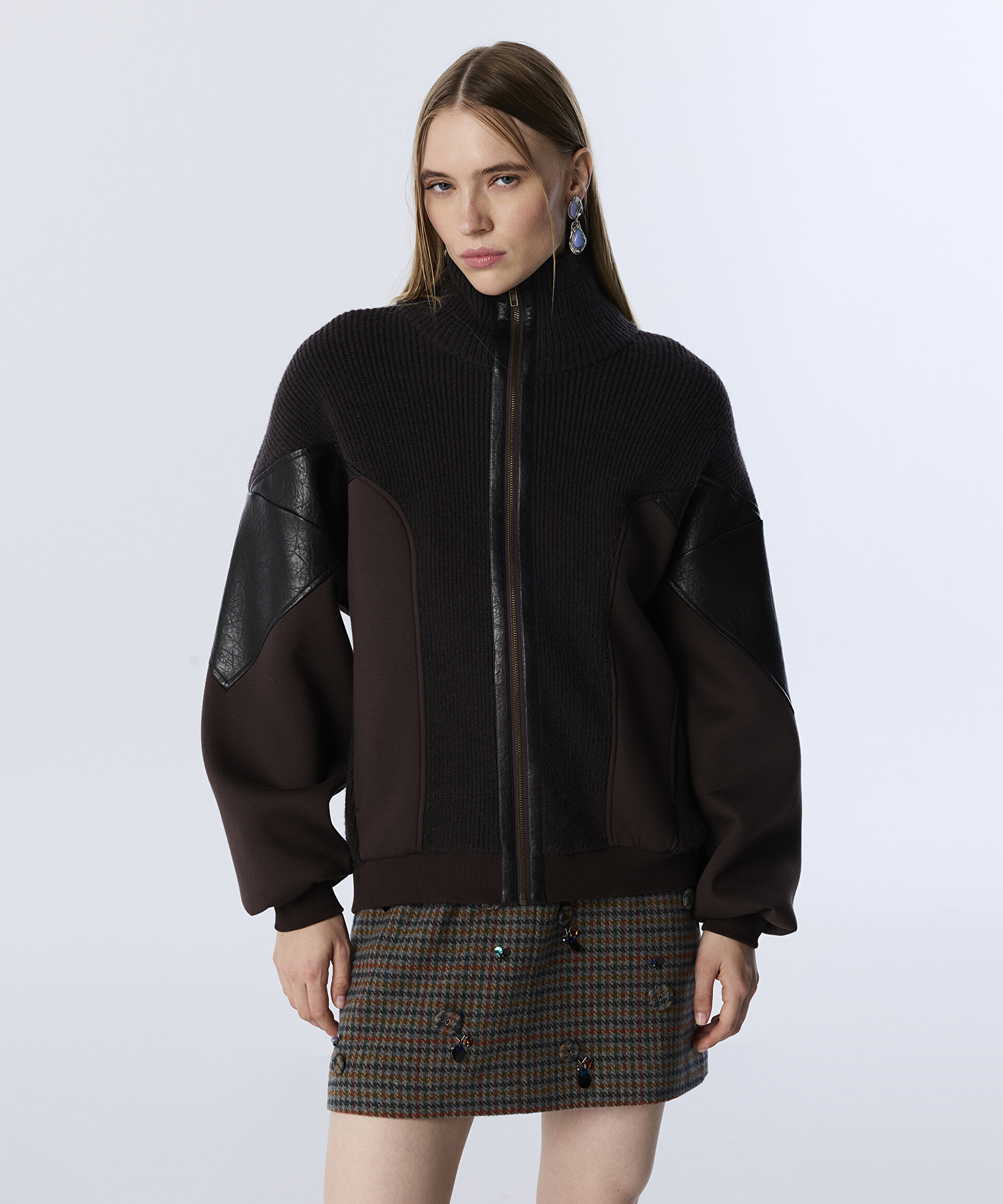 Kahverengi SWEATSHIRT TW6250091041074 | TWIST