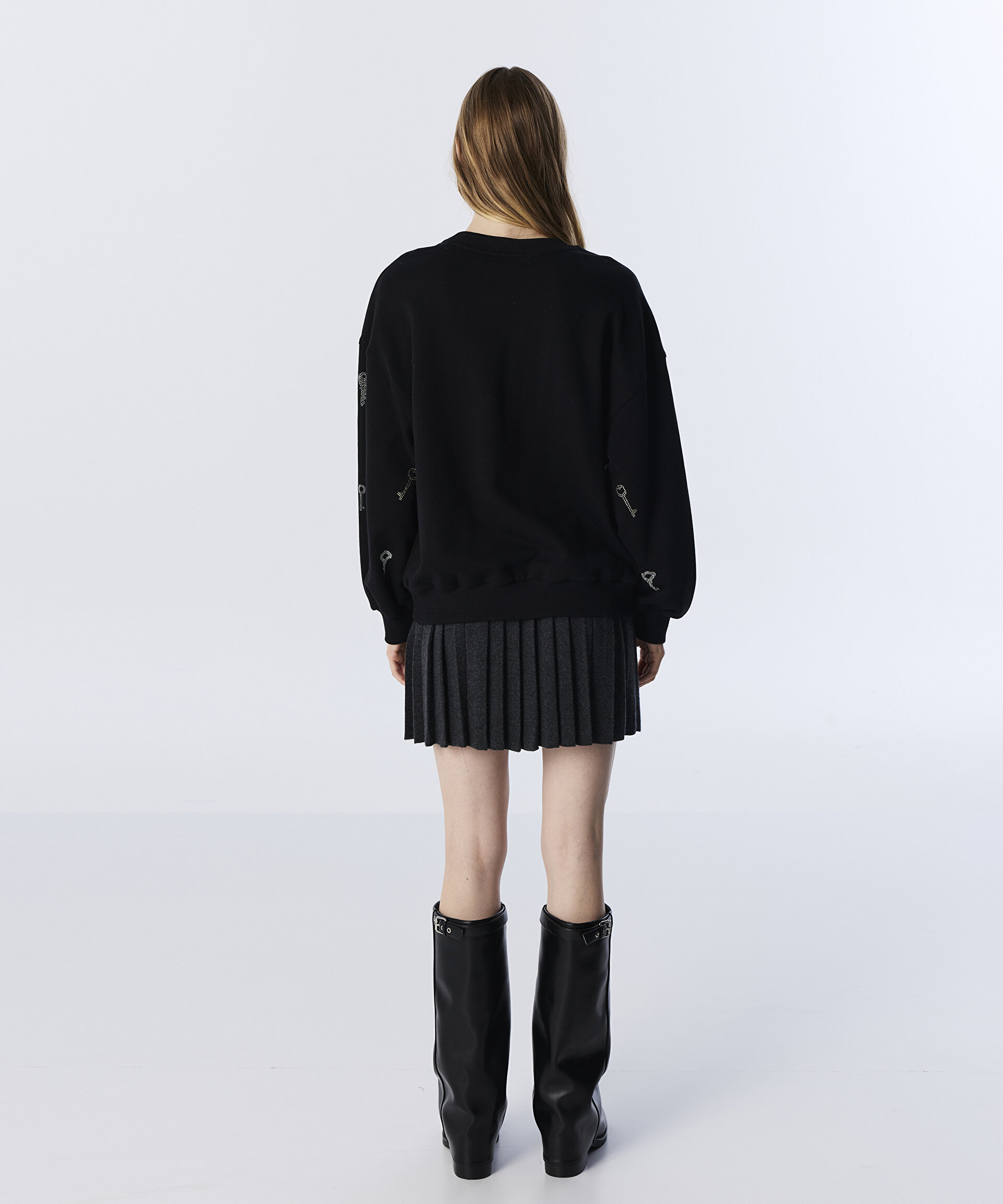 Siyah SWEATSHIRT TW6250091057001 | TWIST