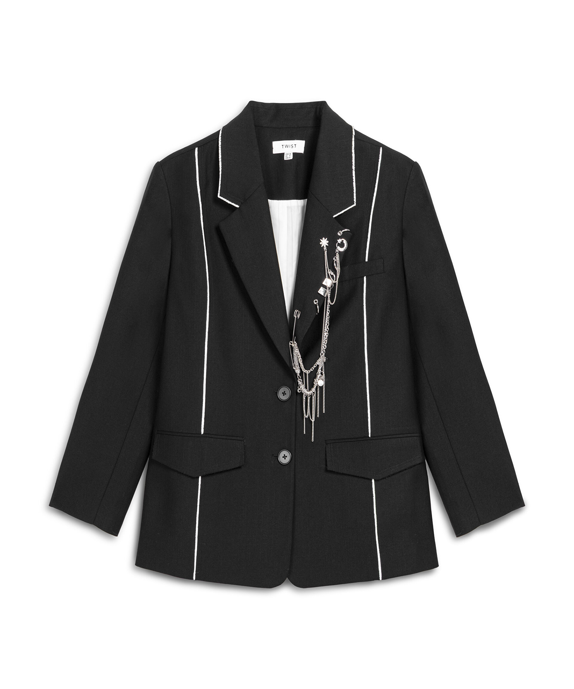 Siyah BLAZER TW6250106024001 | TWIST