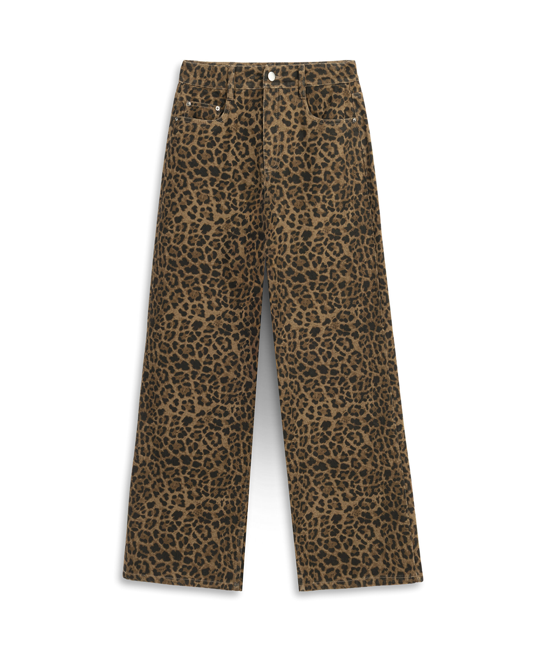 LEOPAR DESEN PANTOLON