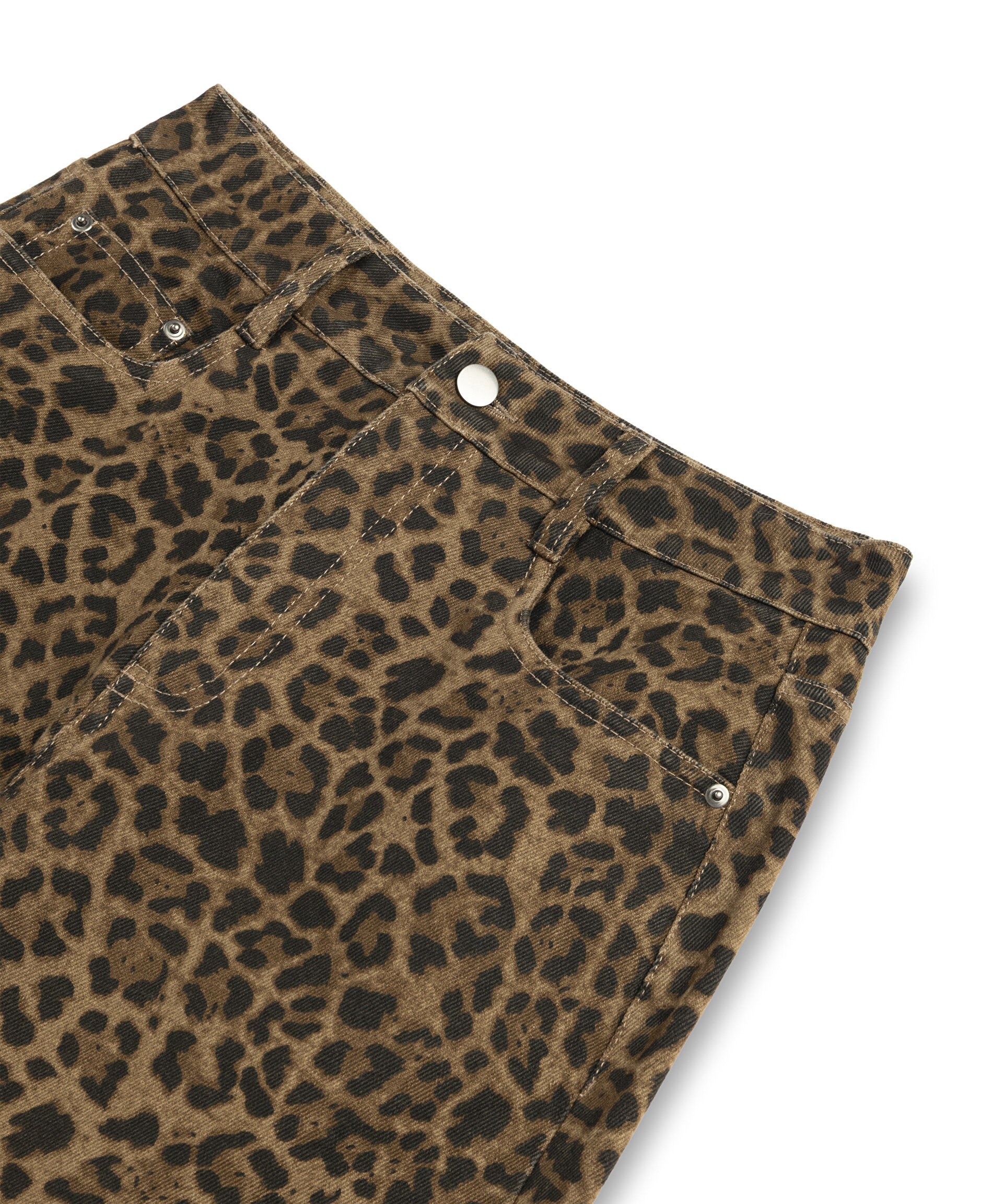 LEOPAR DESEN PANTOLON