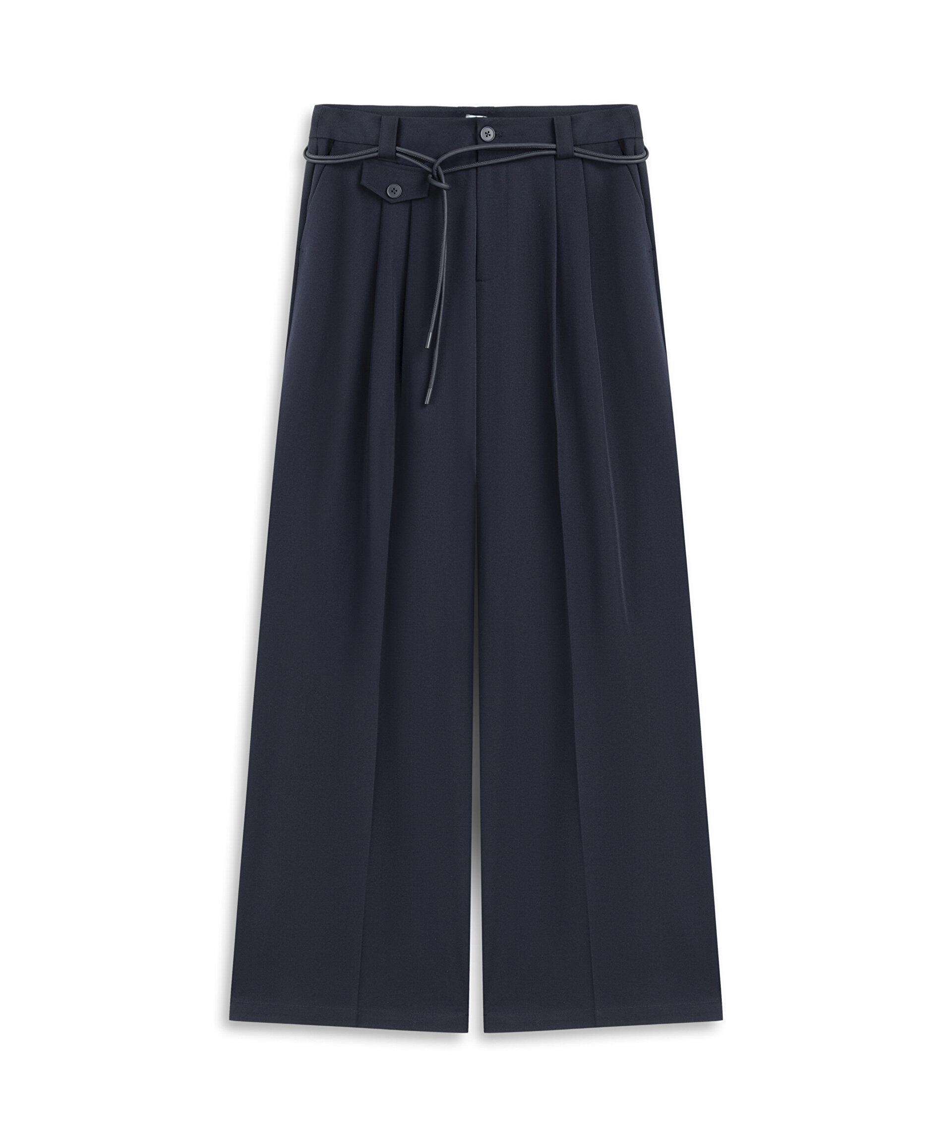 KORDONLU WIDE LEG PANTOLON