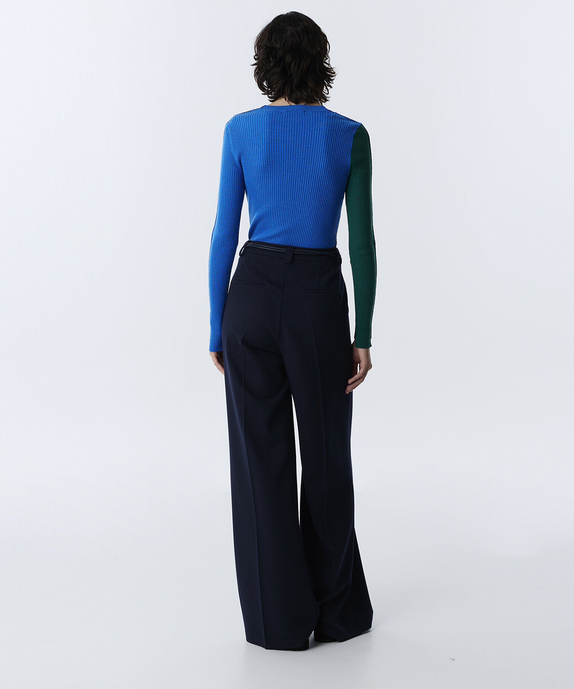 KORDONLU WIDE LEG PANTOLON