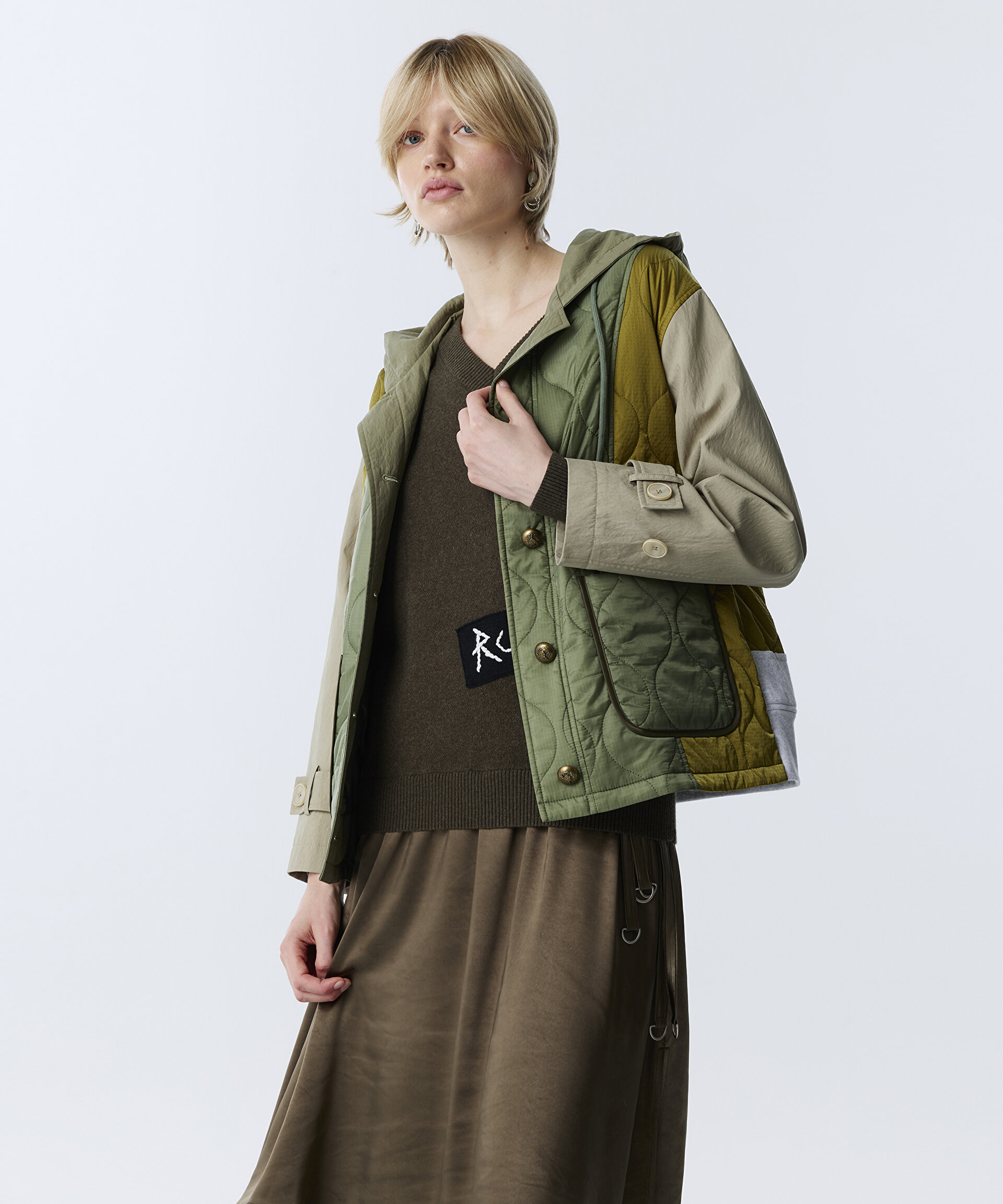 COLORBLOCK KAPİTONE MONT