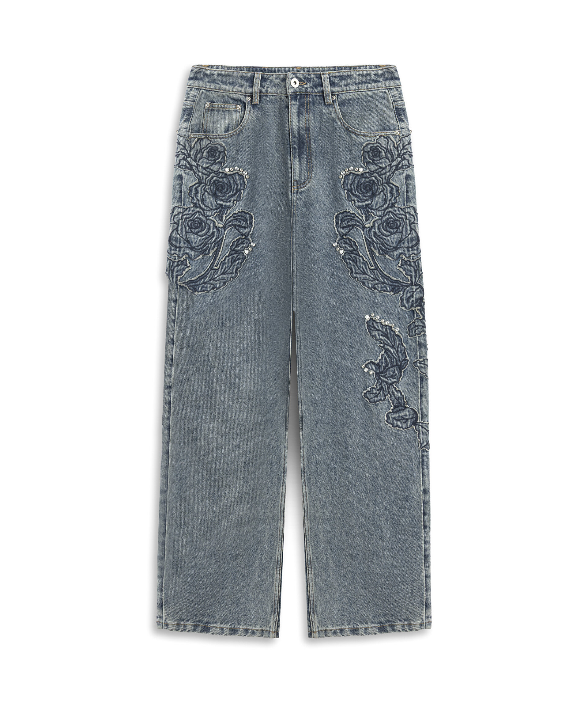 FLORAL PATCH Lİ JEAN PANTOLON