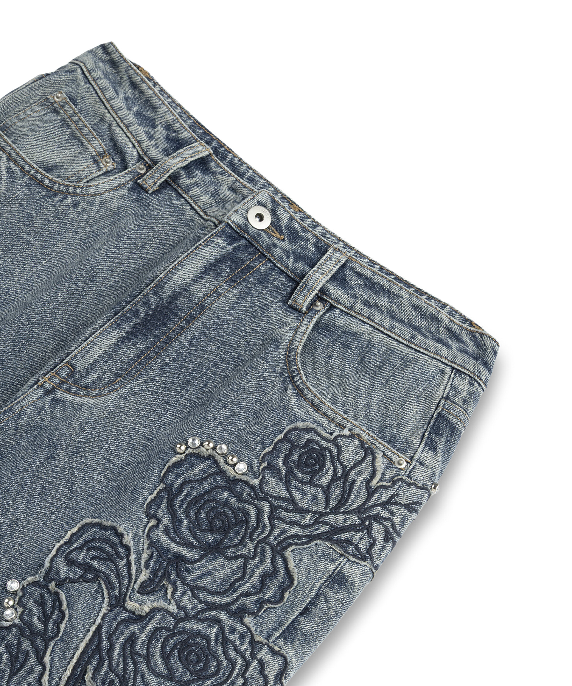 FLORAL PATCH Lİ JEAN PANTOLON