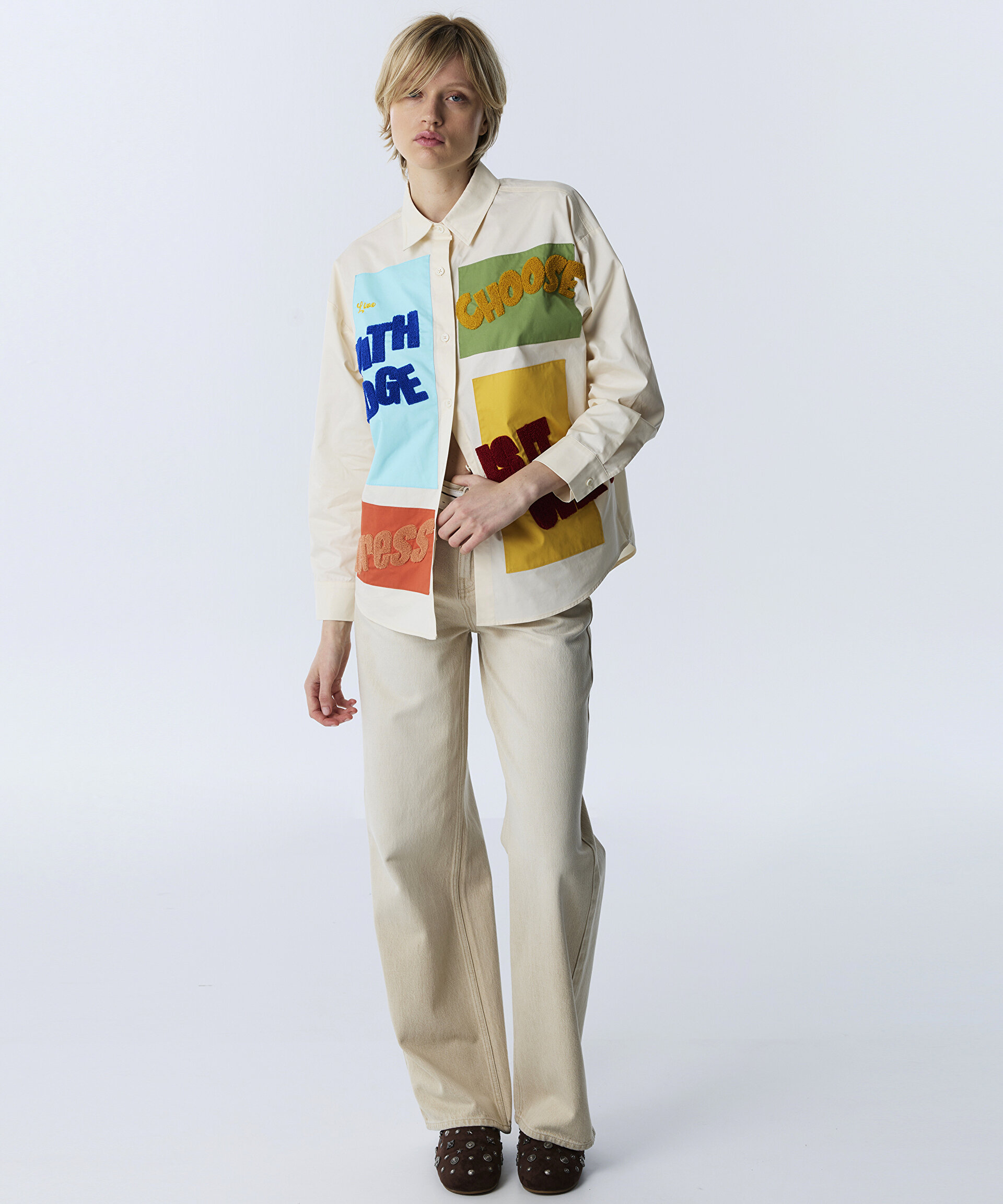 PATCH Lİ COLORBLOCK GÖMLEK
