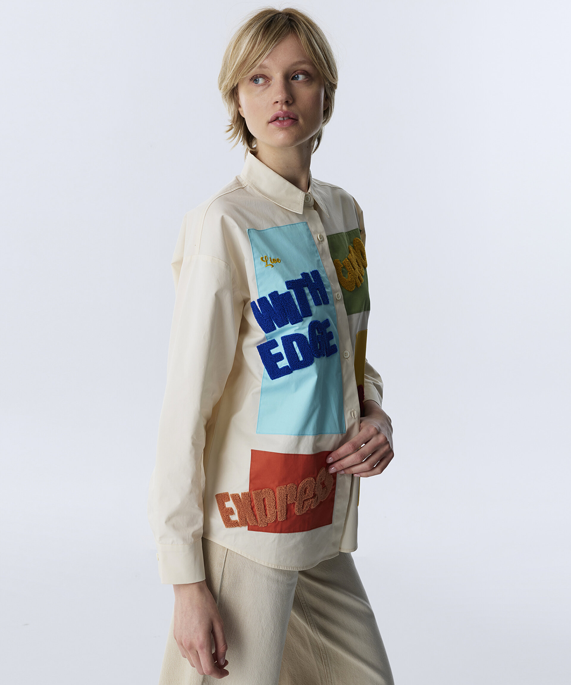 PATCH Lİ COLORBLOCK GÖMLEK