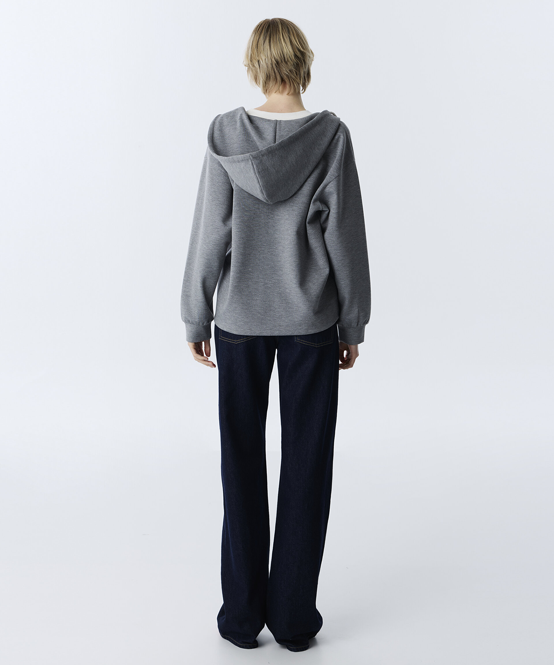 KAPÜŞONLU ÇİFT PARÇA SWEATSHIRT