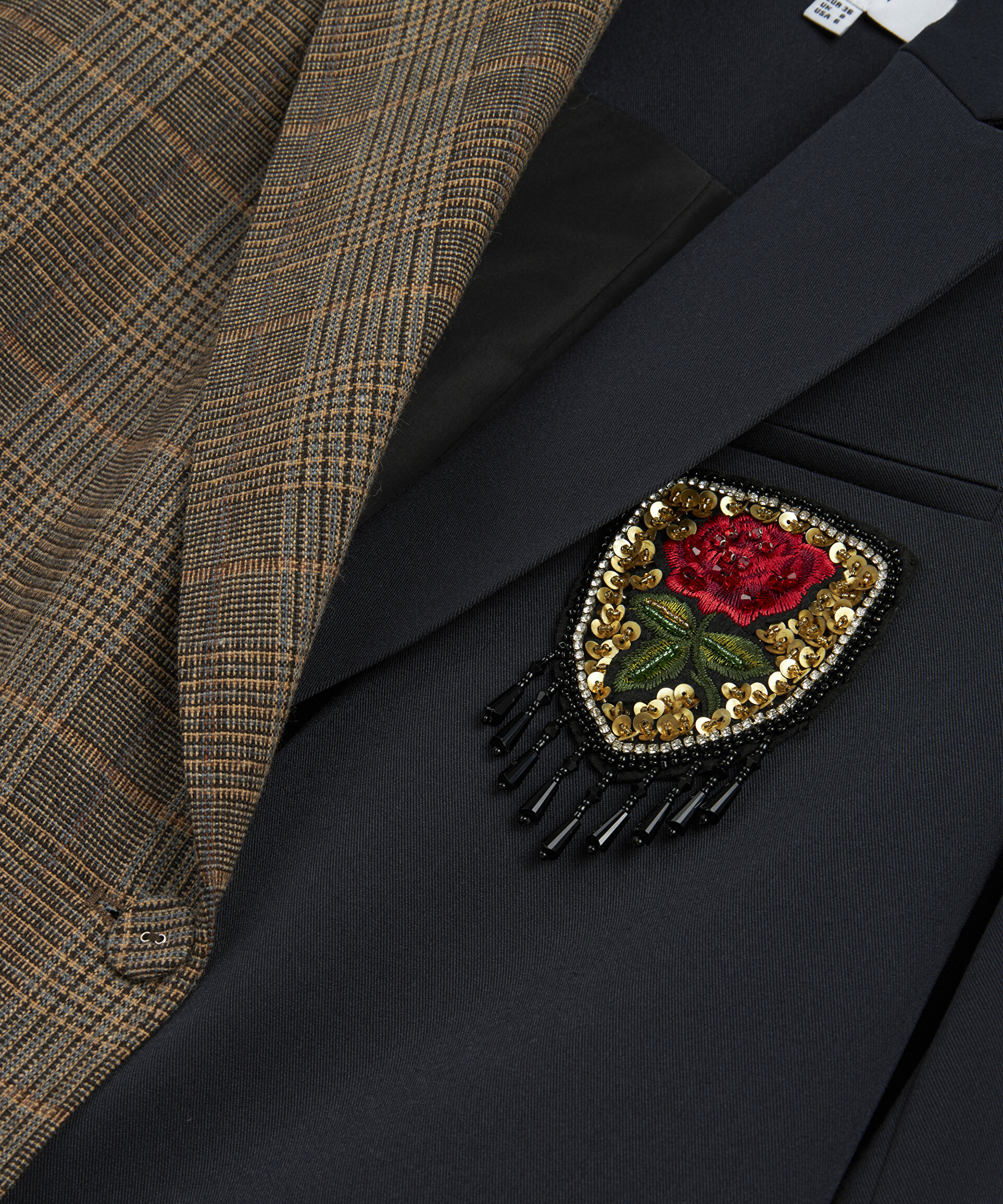 EKOSE DESEN MIX PATCH Lİ BLAZER