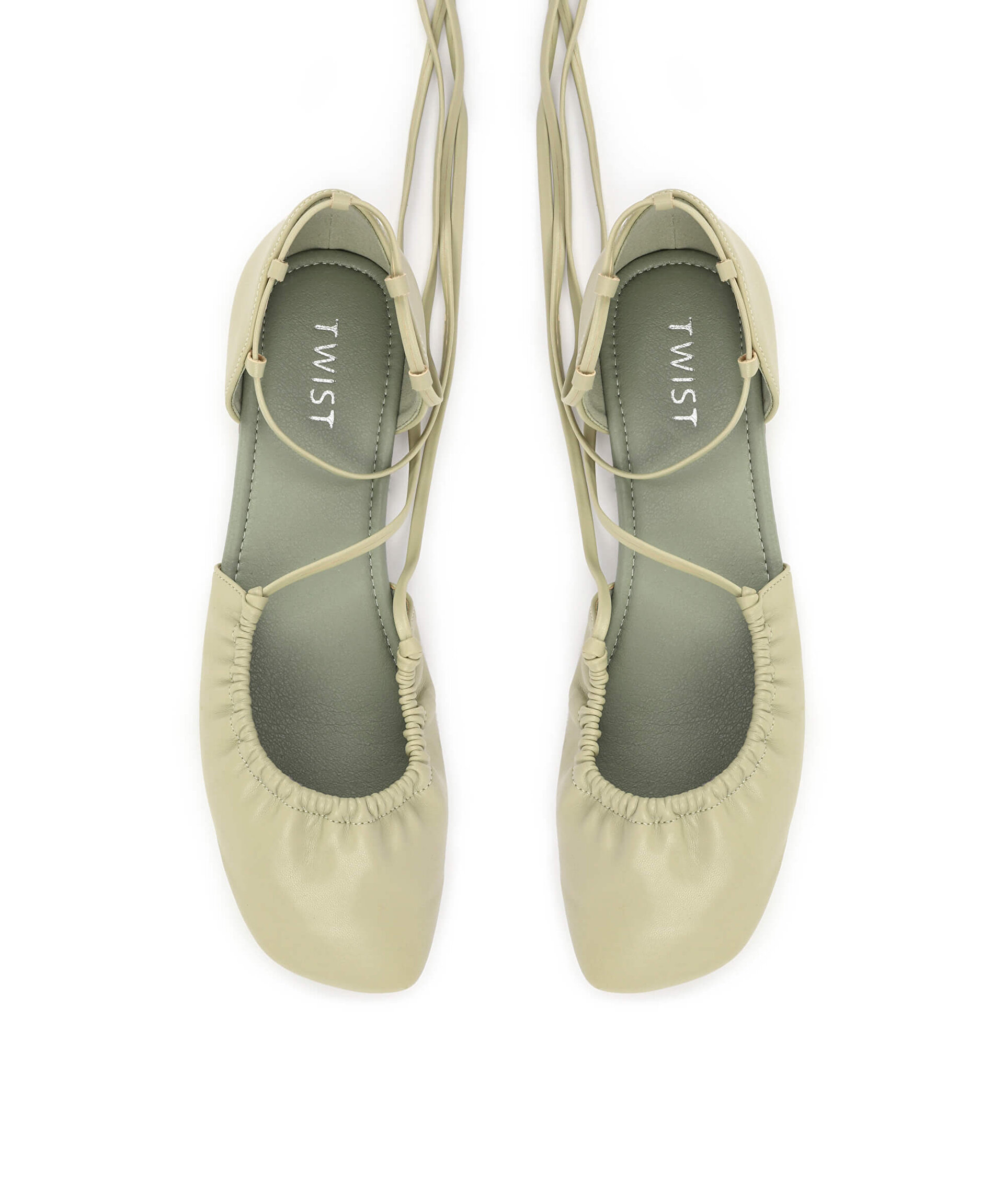 Lilly　0710 Yesil DUZ AYAKKABI TS1220030017070 | TWIST