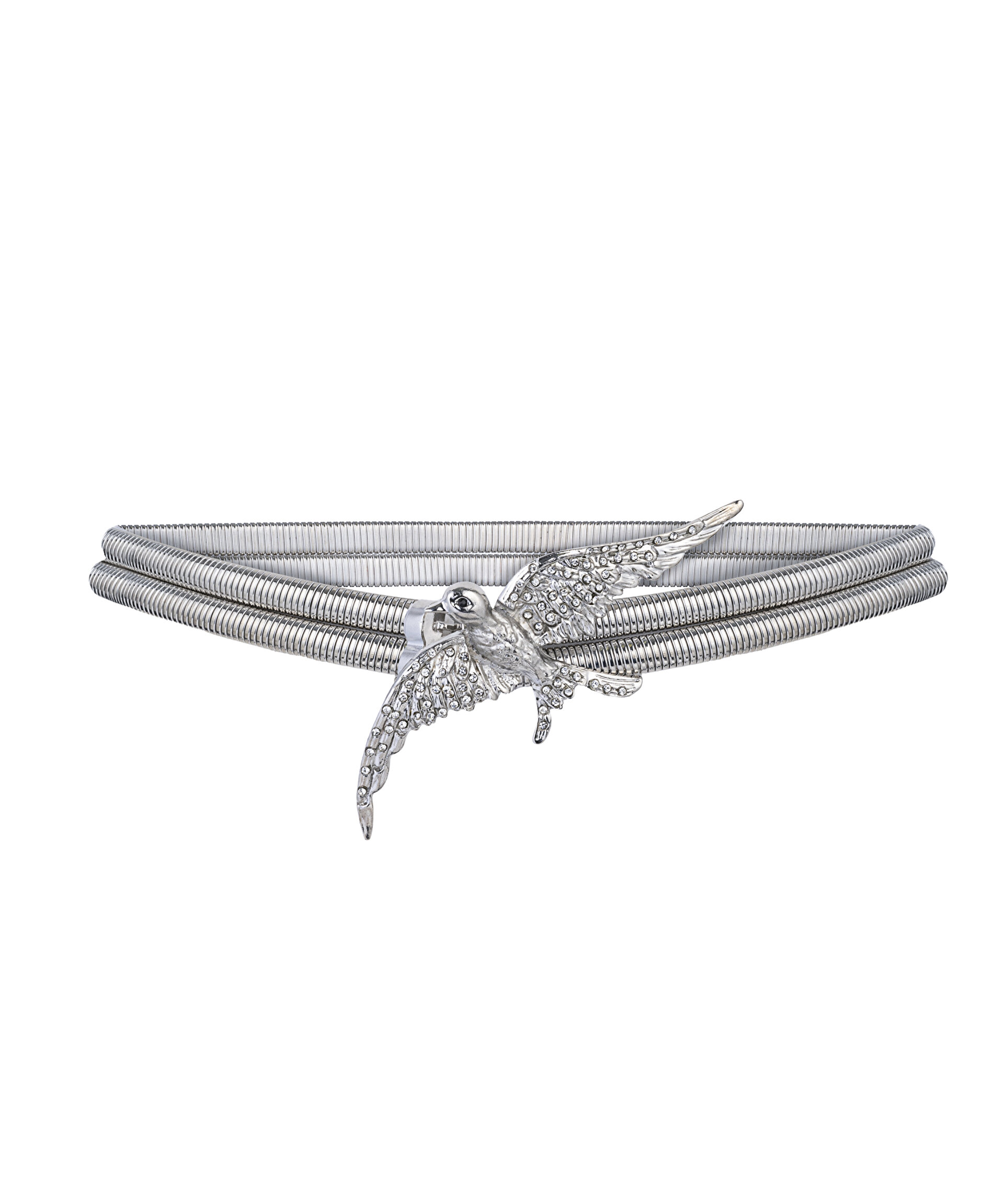 Gümüş KUŞ FİGÜRLÜ METAL KEMER TS1240053023122 | TWIST
