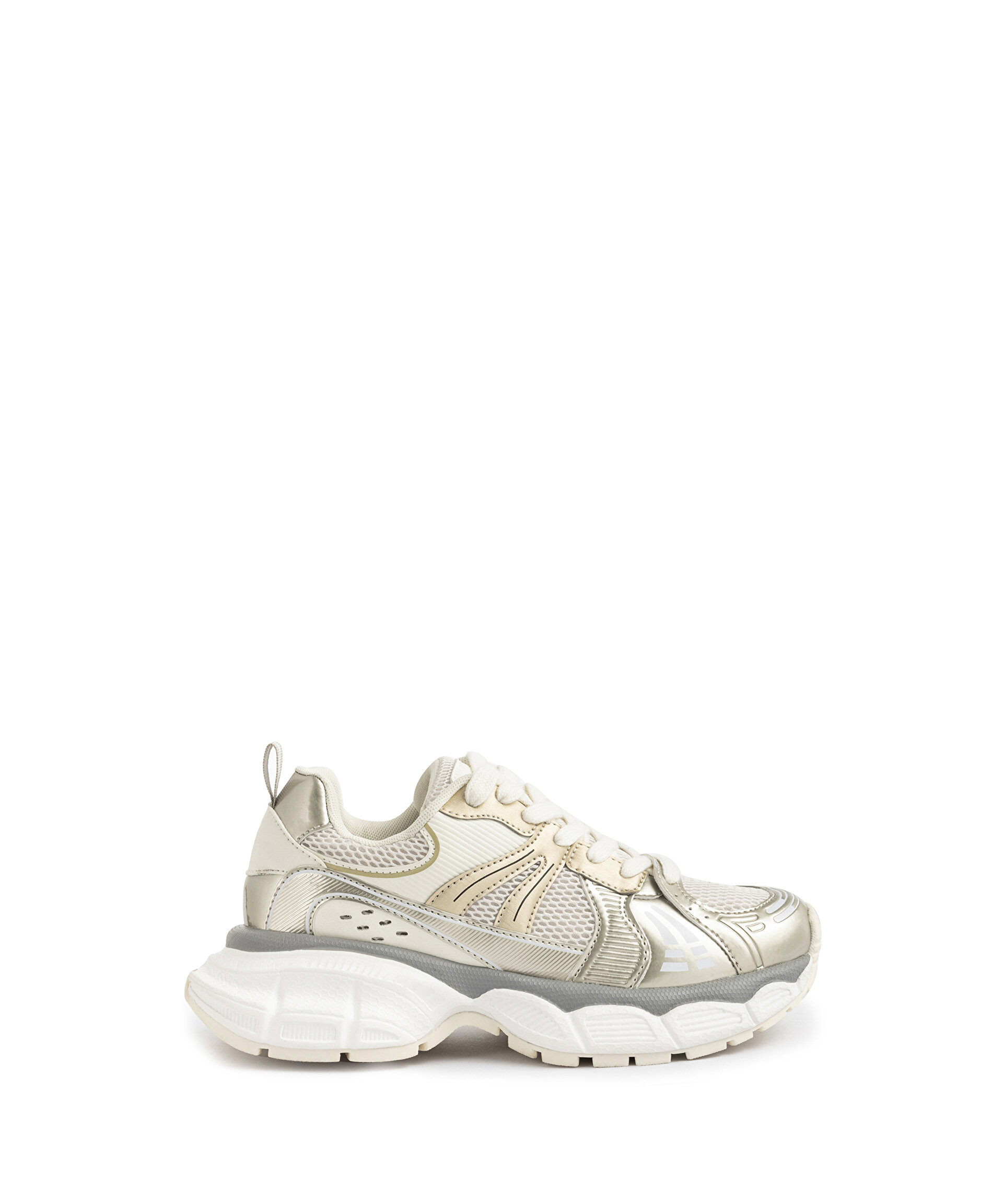 Beyaz METALİK DOKULU SNEAKER TS1240062008002 | TWIST