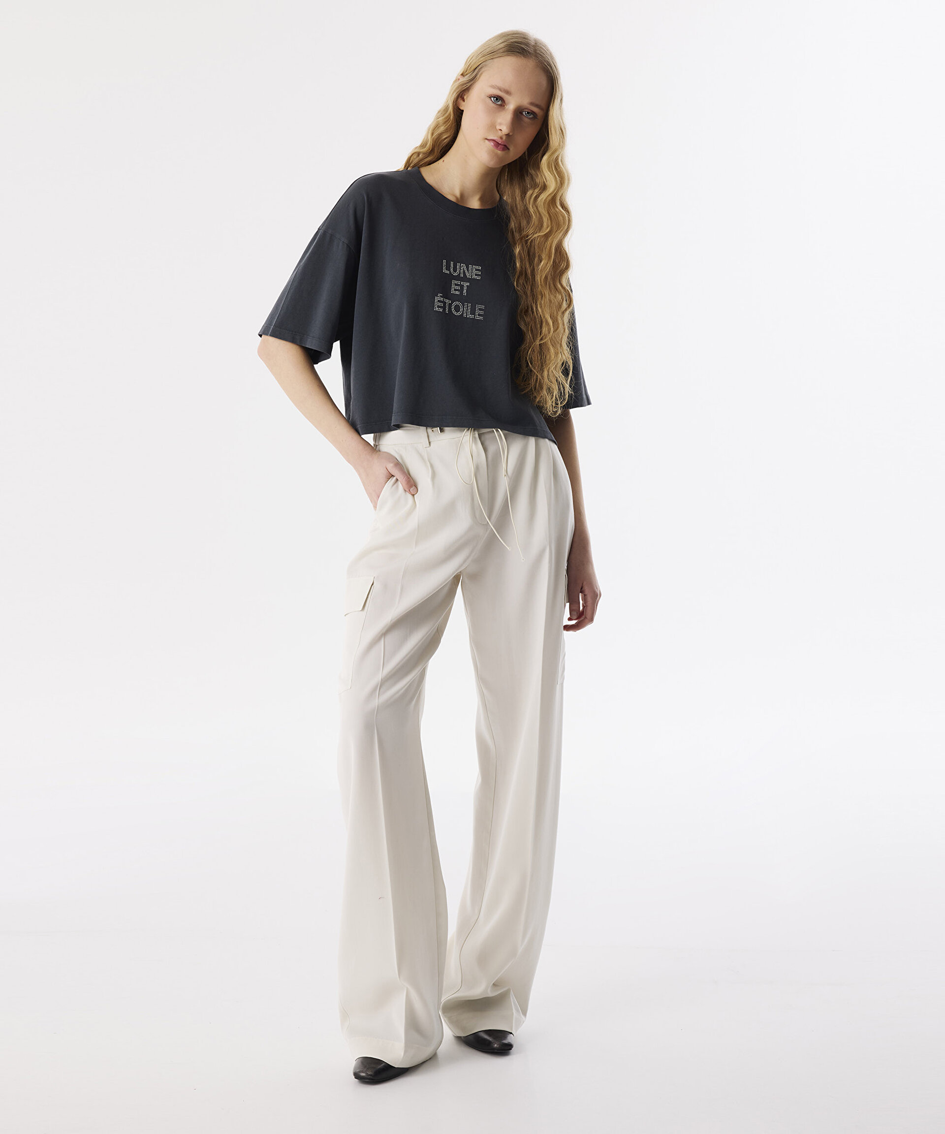 Gri T-SHIRT TS1250070087036 | TWIST