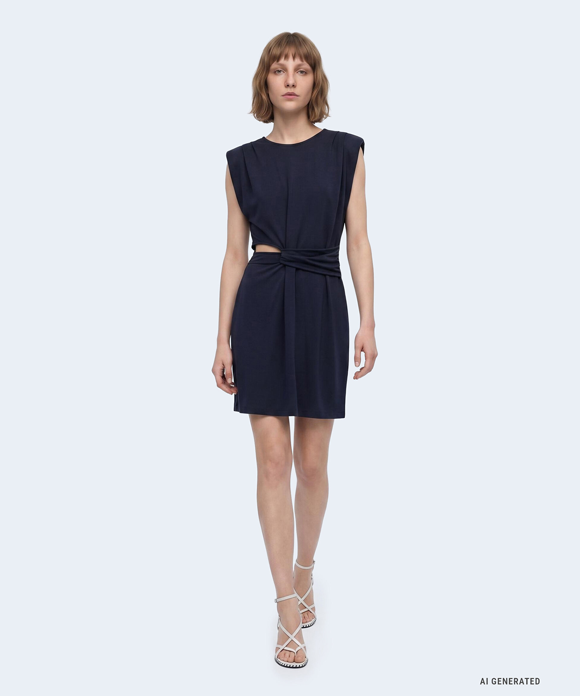 VATKALI CUTOUT ELBİSE