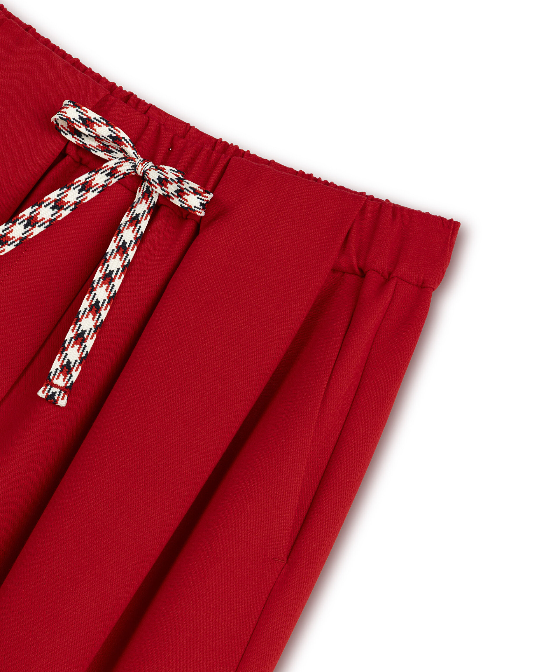 PİLELİ WIDE LEG PANTOLON
