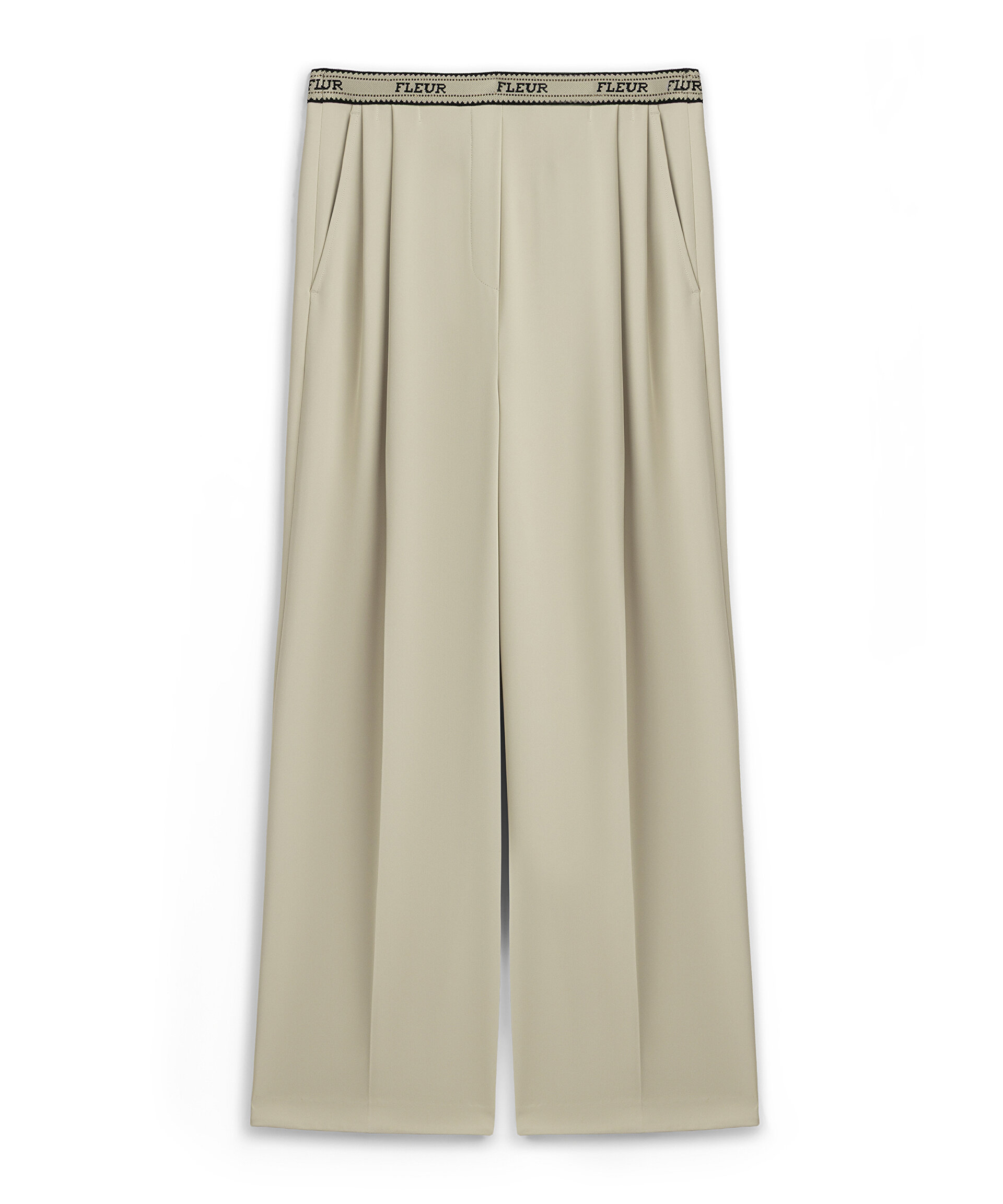 SLOGANLI WIDE LEG PANTOLON