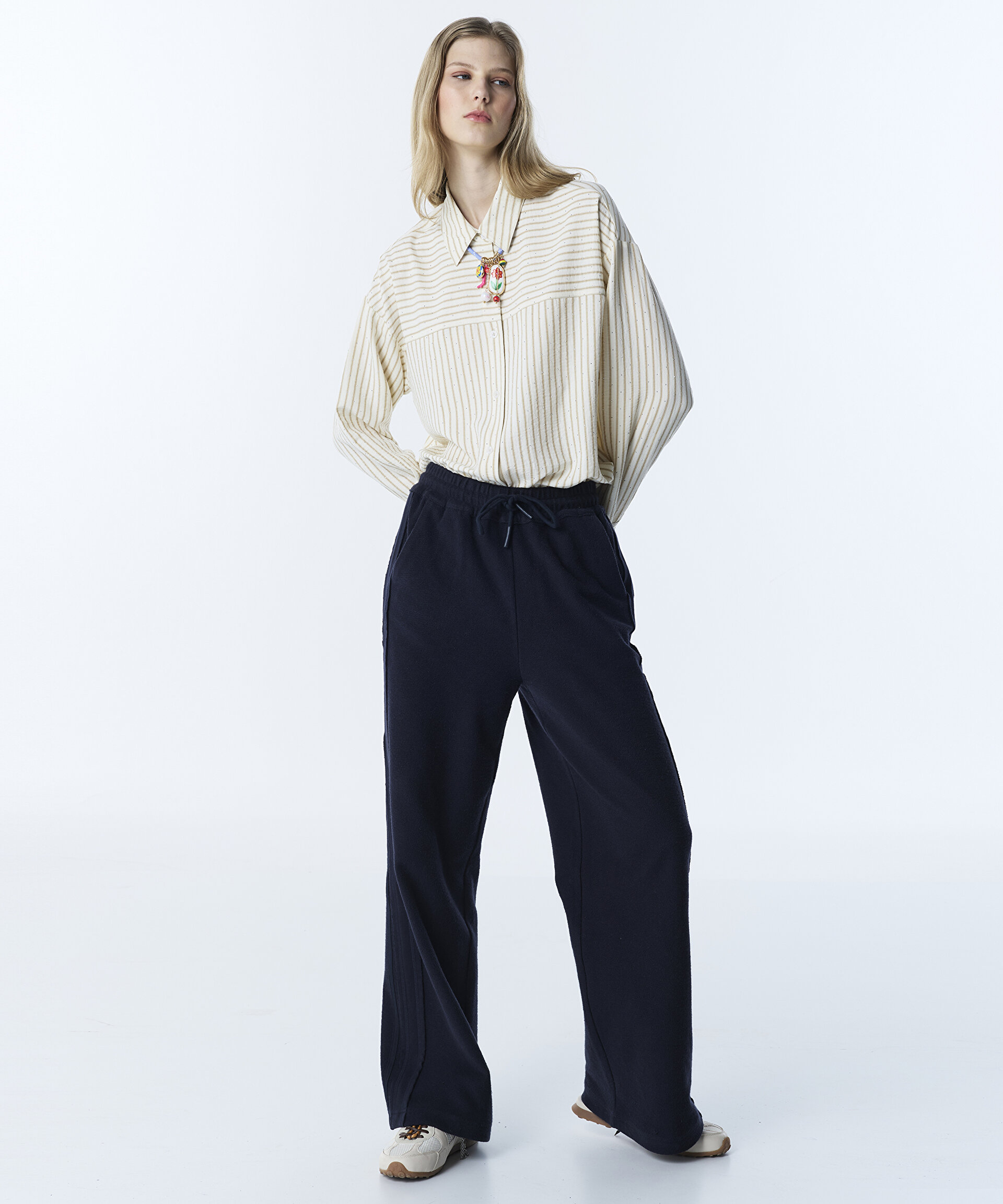 WIDE LEG FİT EŞOFMAN ALTI