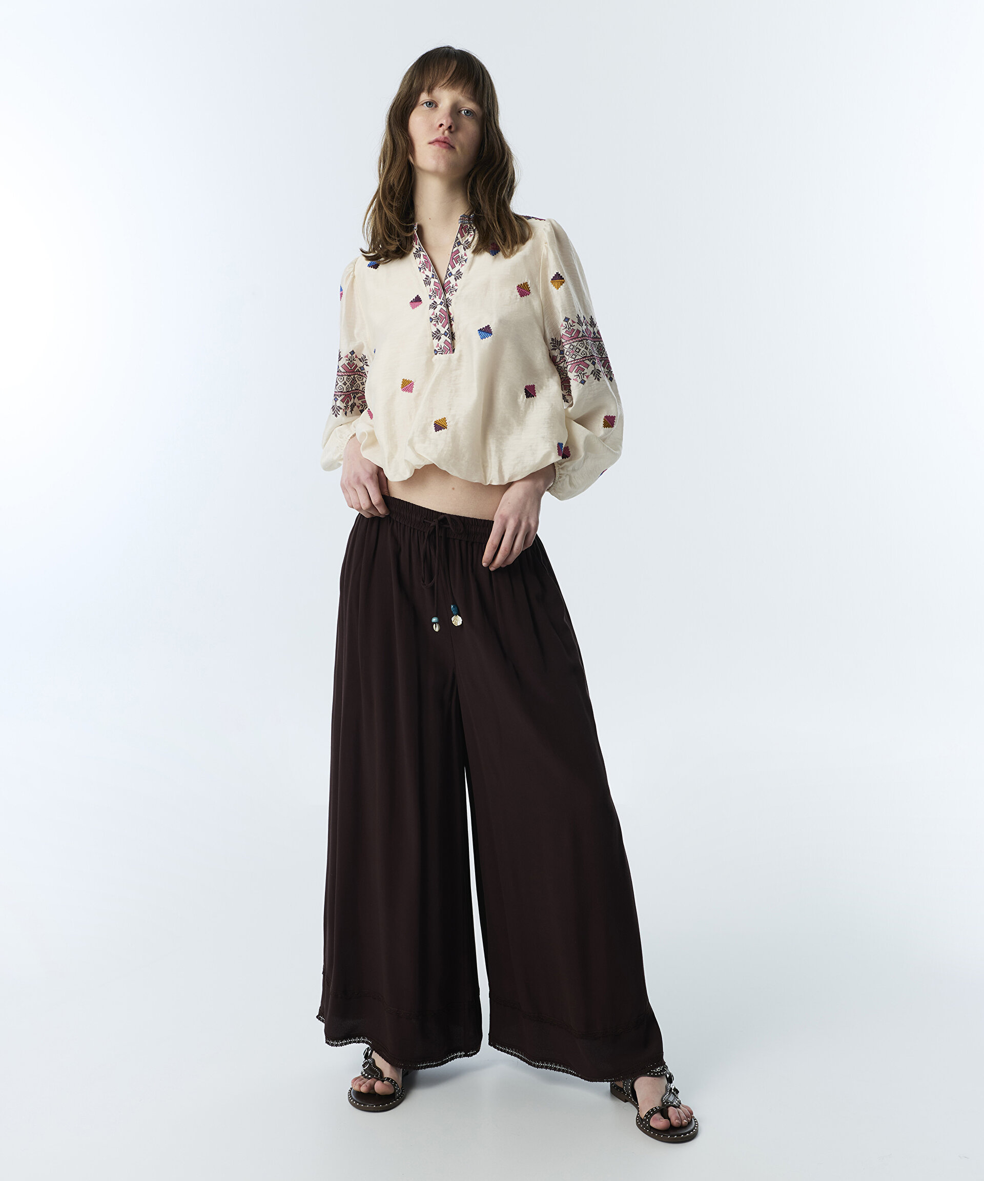 Kahverengi PANTOLON TS1260003176074 | TWIST