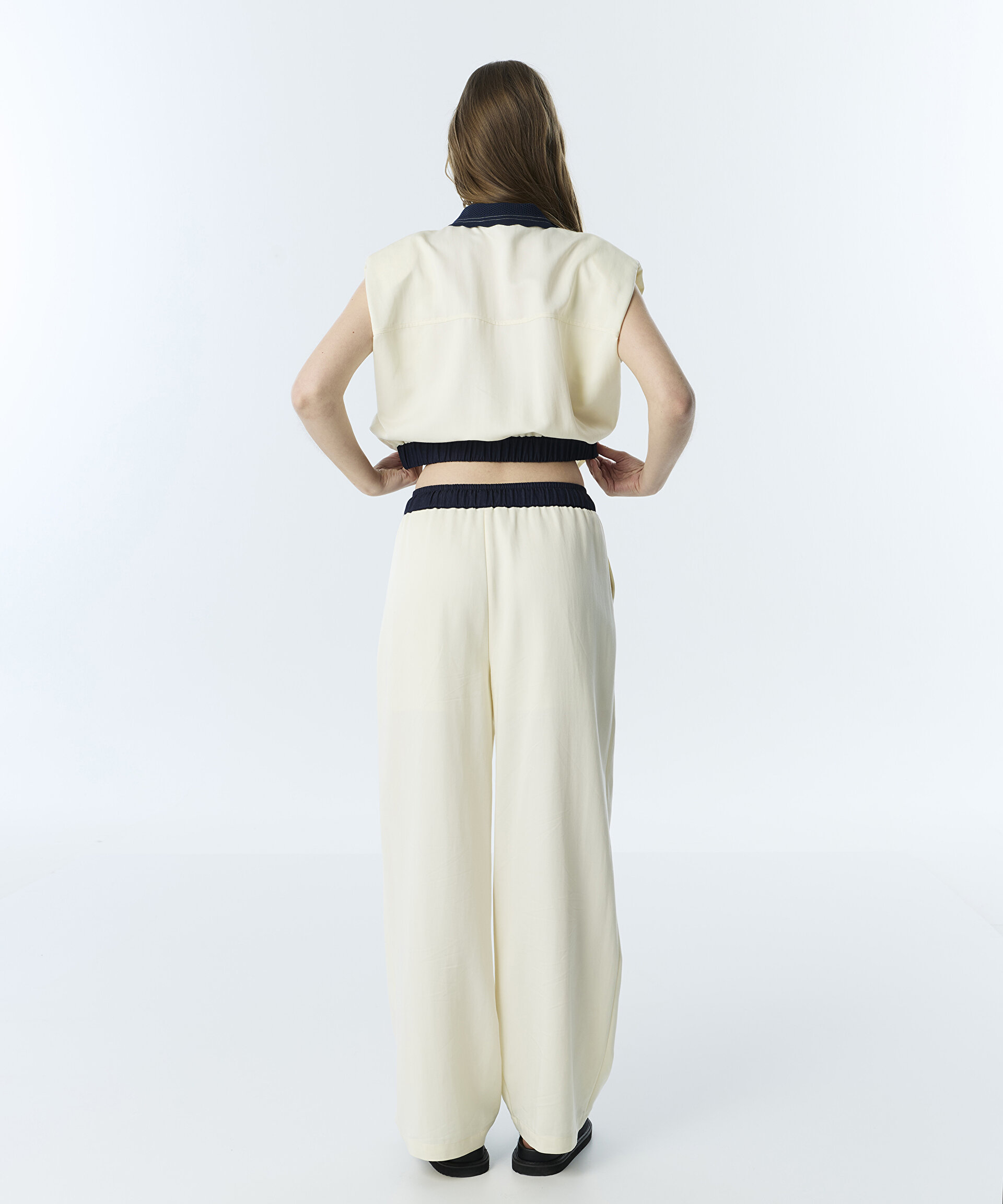 KONTRAST ELASTİK BEL PANTOLON