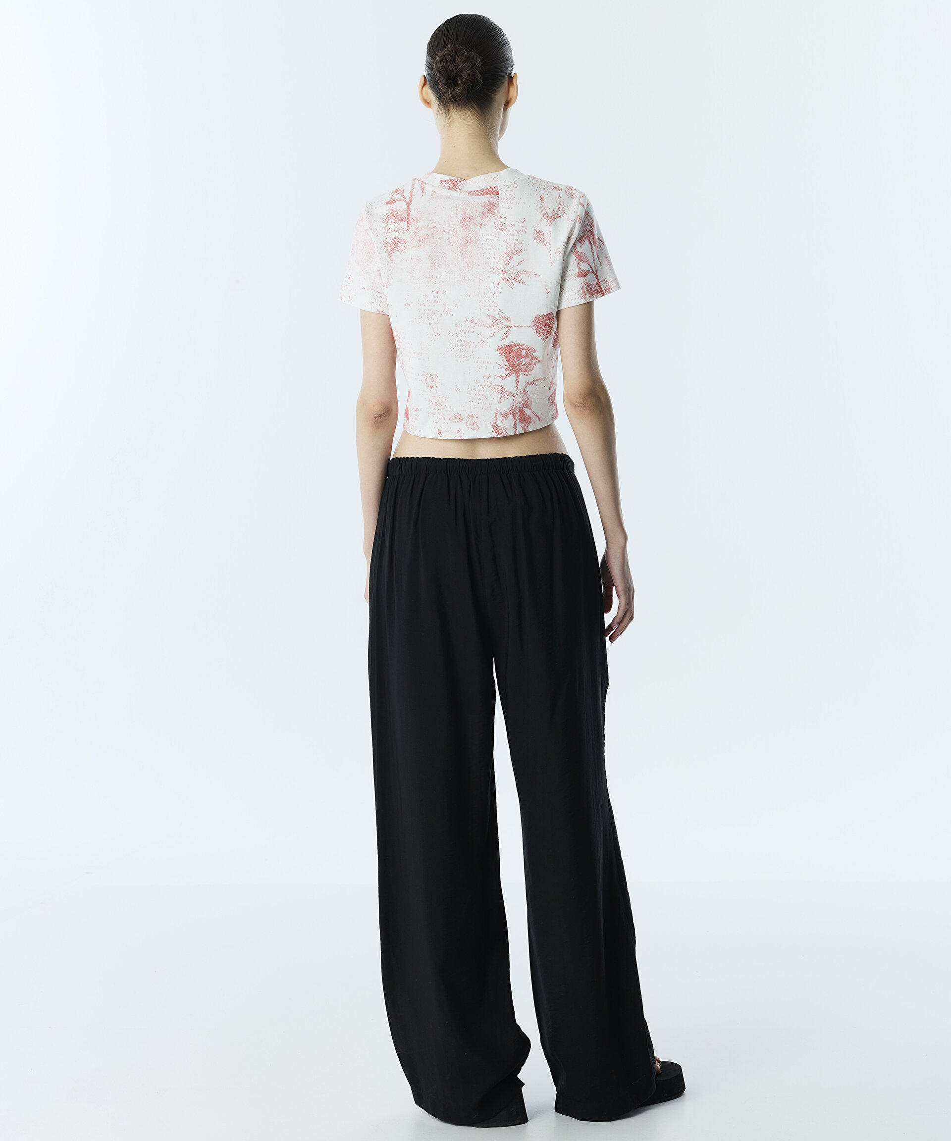 DOKULU WIDE LEG PANTOLON