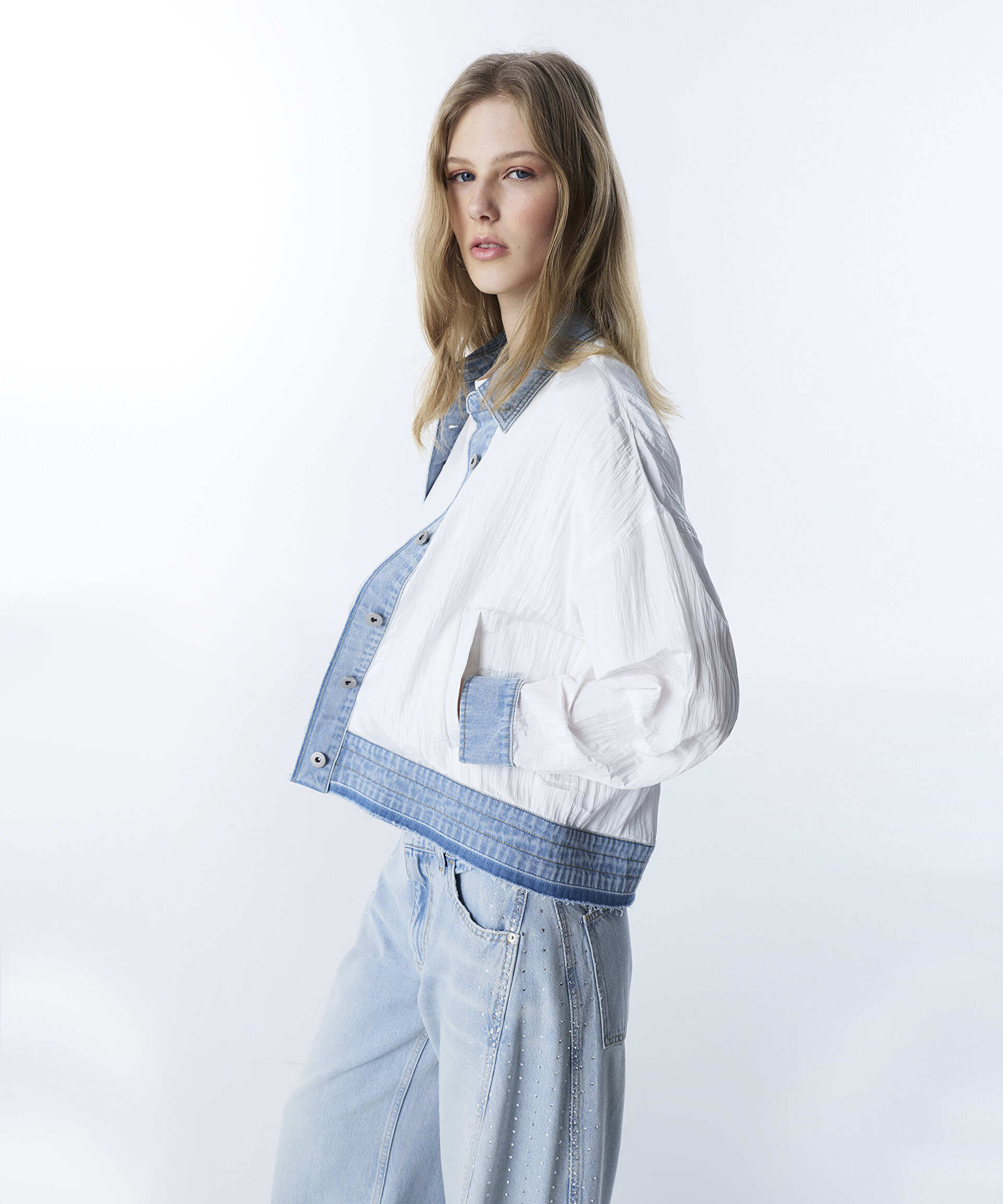 佐*内様 BROCHURE 1P HEATHER DENIM / Msize. BROCHURE 1P HEATHER