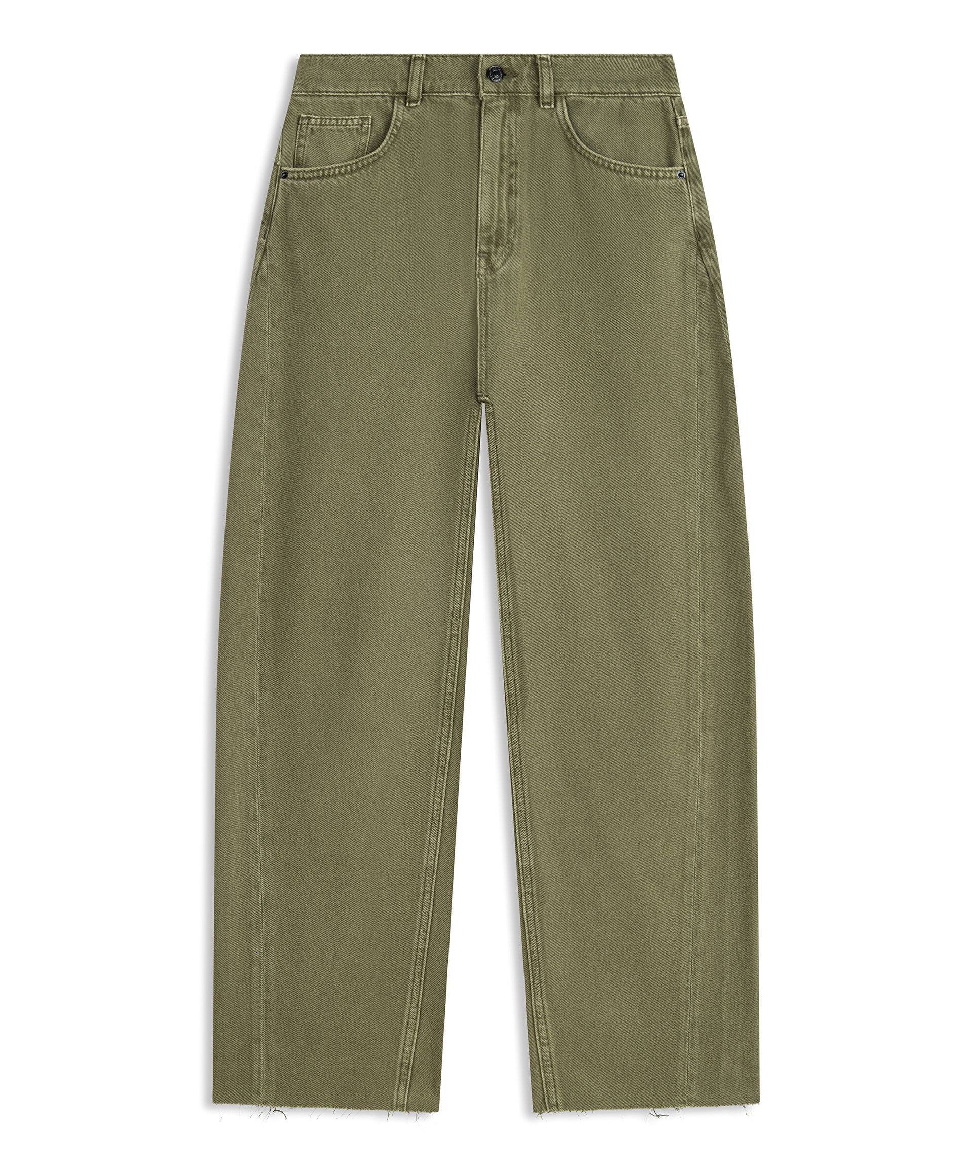Haki SLOGANLI BAGGY JEAN PANTOLON TS1260018033022 | TWIST