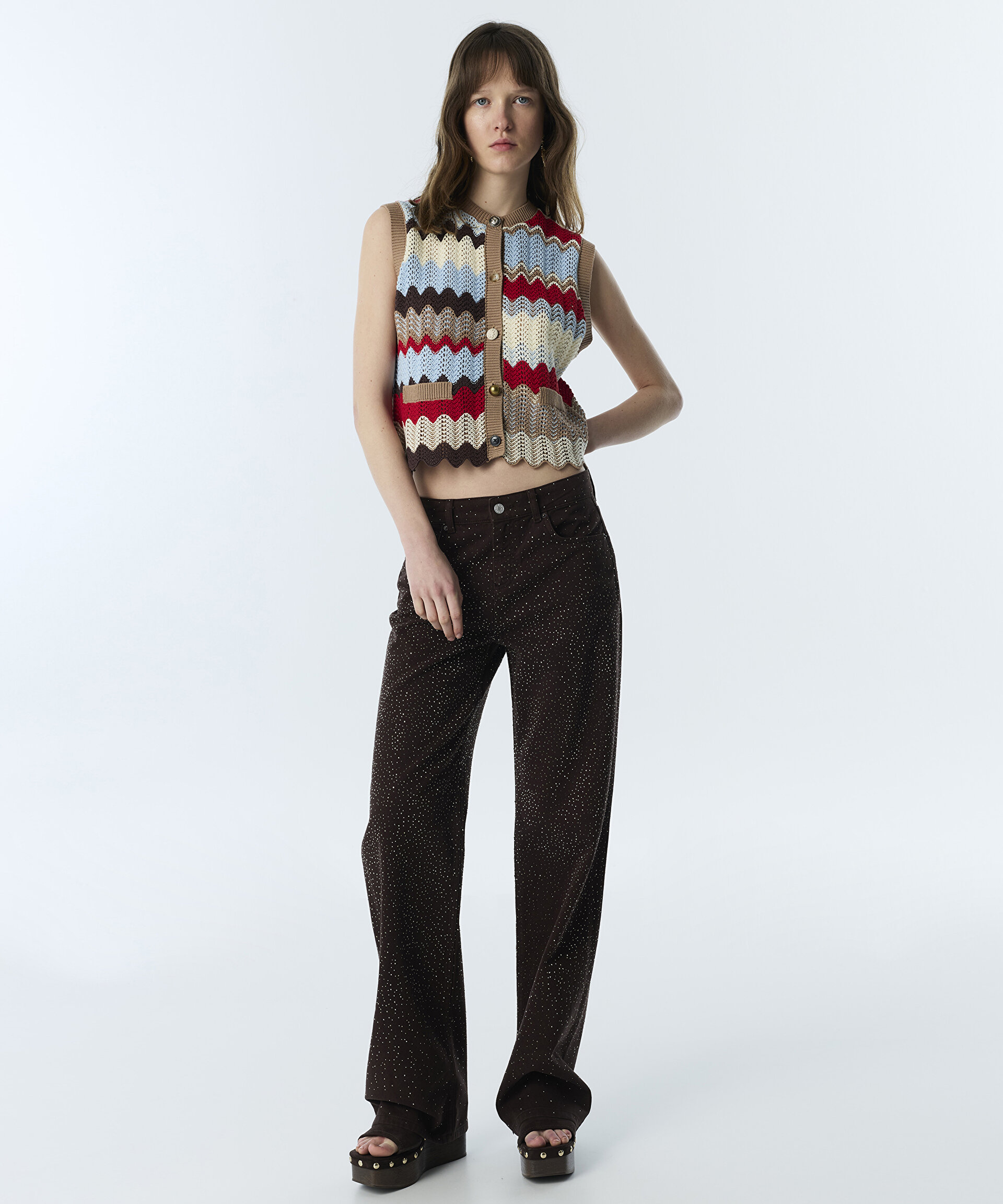 HOTFIX BASKILI WIDE LEG JEAN PANTOLON