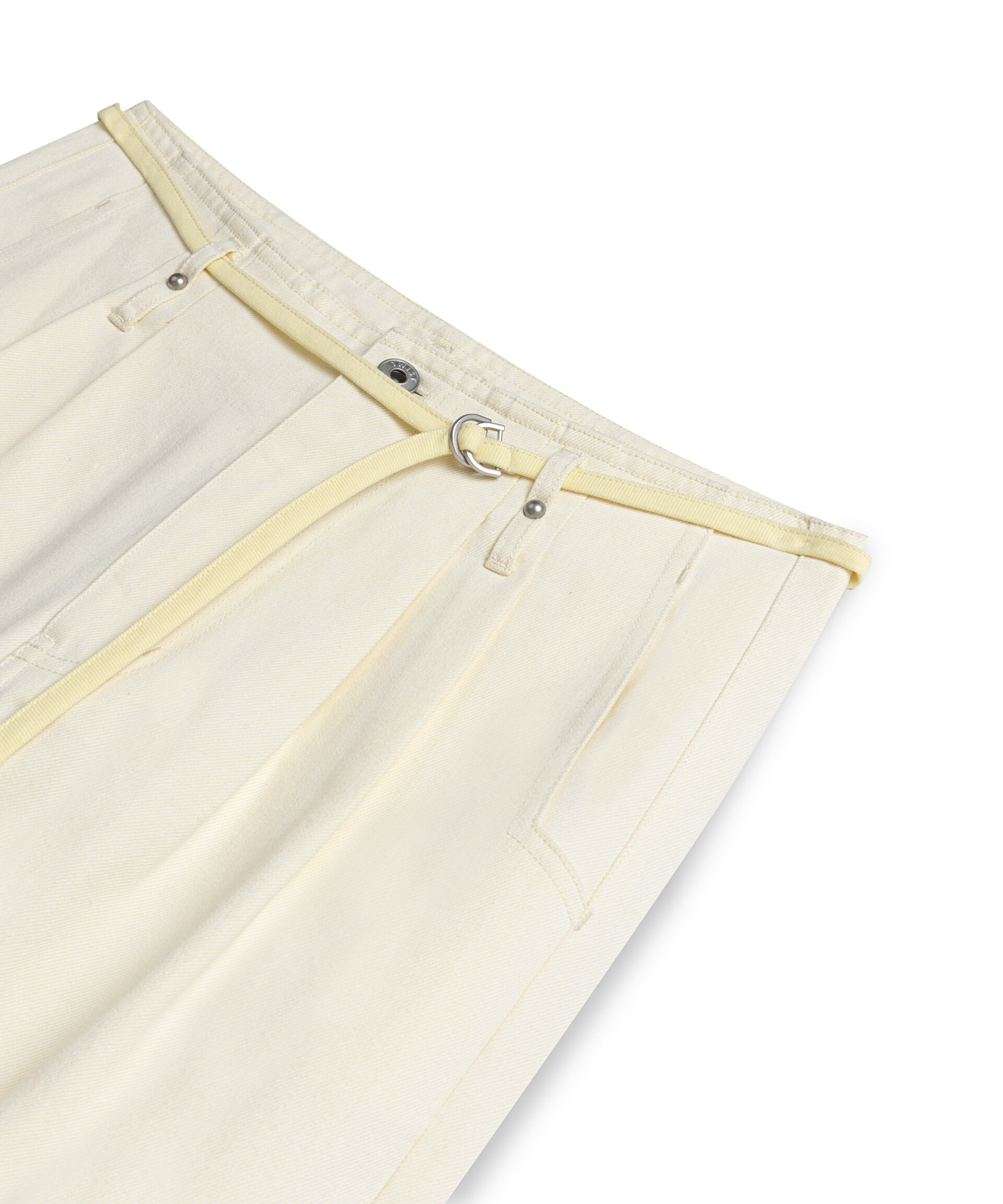 COLORBLOCK WIDE LEG JEAN PANTOLON
