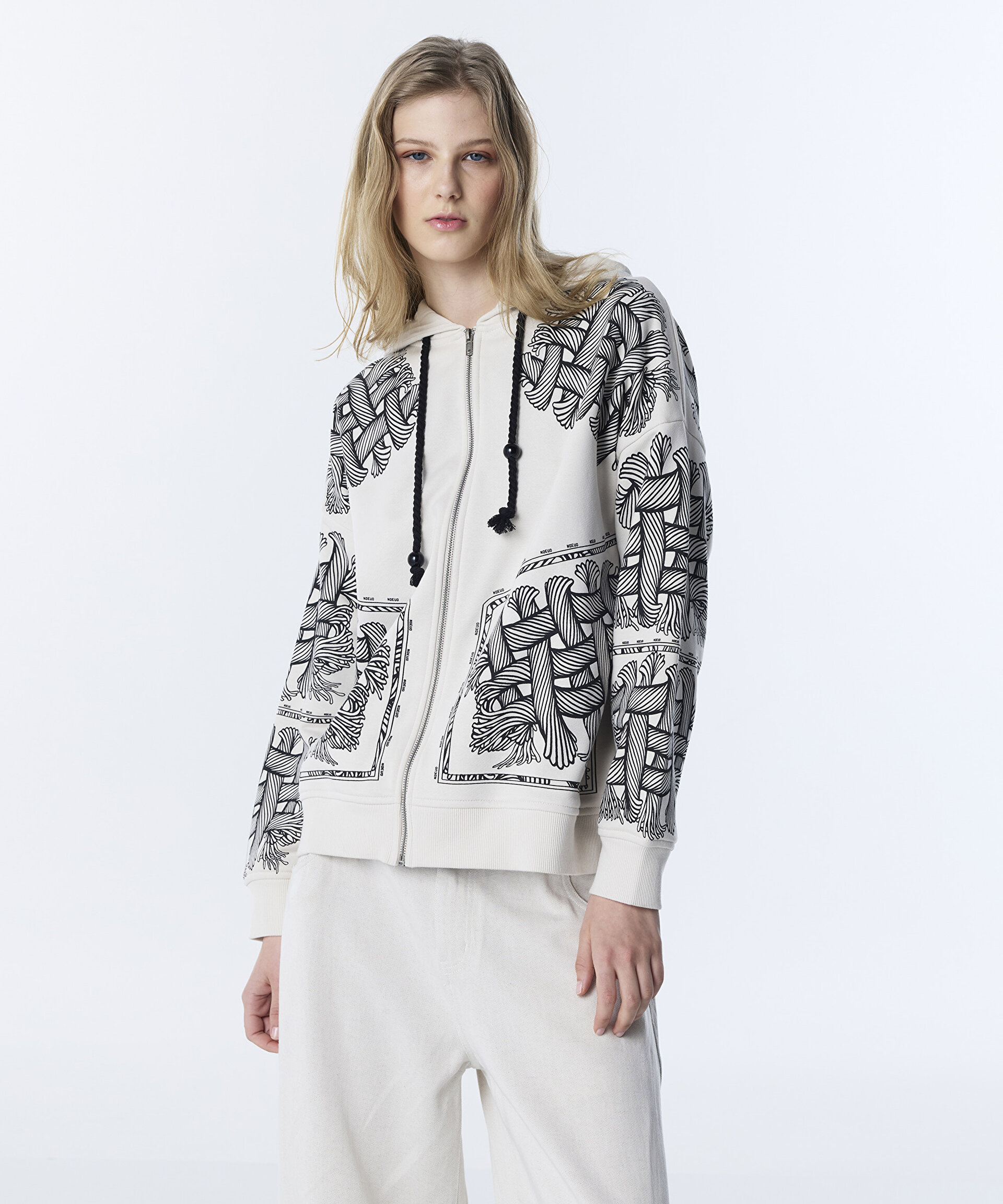 Natürel HALAT DESEN SWEATSHIRT TS1260091017AD4 | TWIST