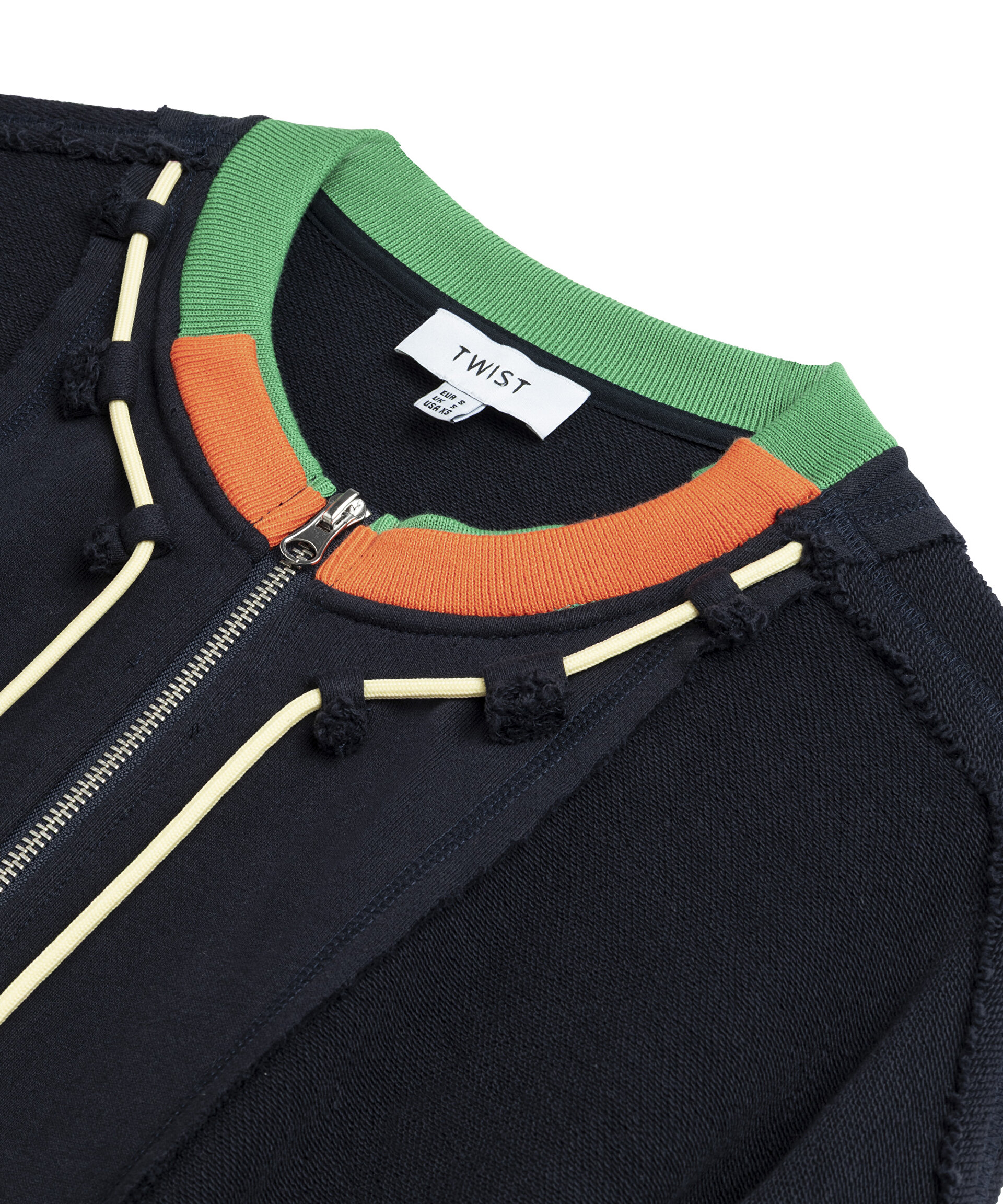 Lacivert KORDONLU COLORBLOCK SWEATSHIRT TS1260091024015 | TWIST