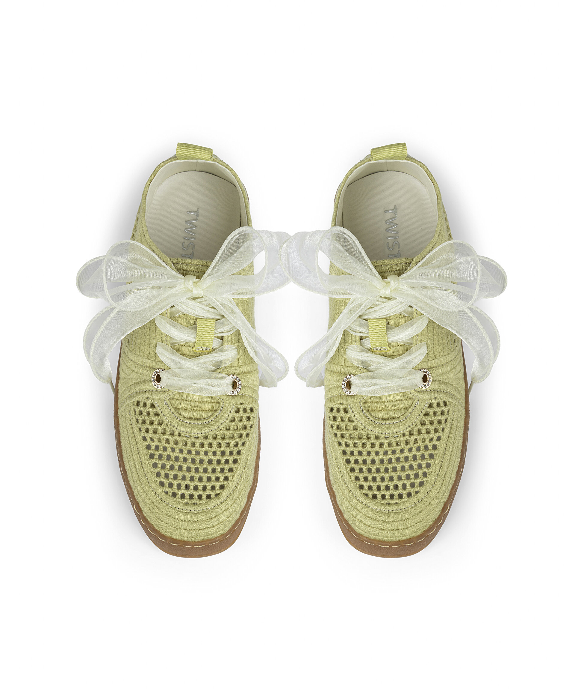 KONTRAST BAĞCIKLI FİLE DOKULU SNEAKER
