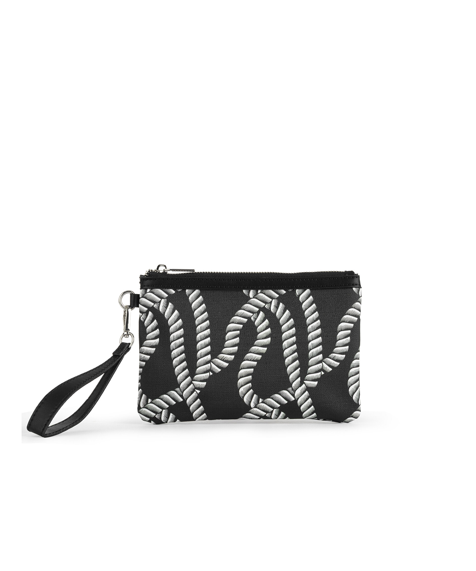 ÇIKARILABİLİR EL SAPLI DESENLİ CLUTCH