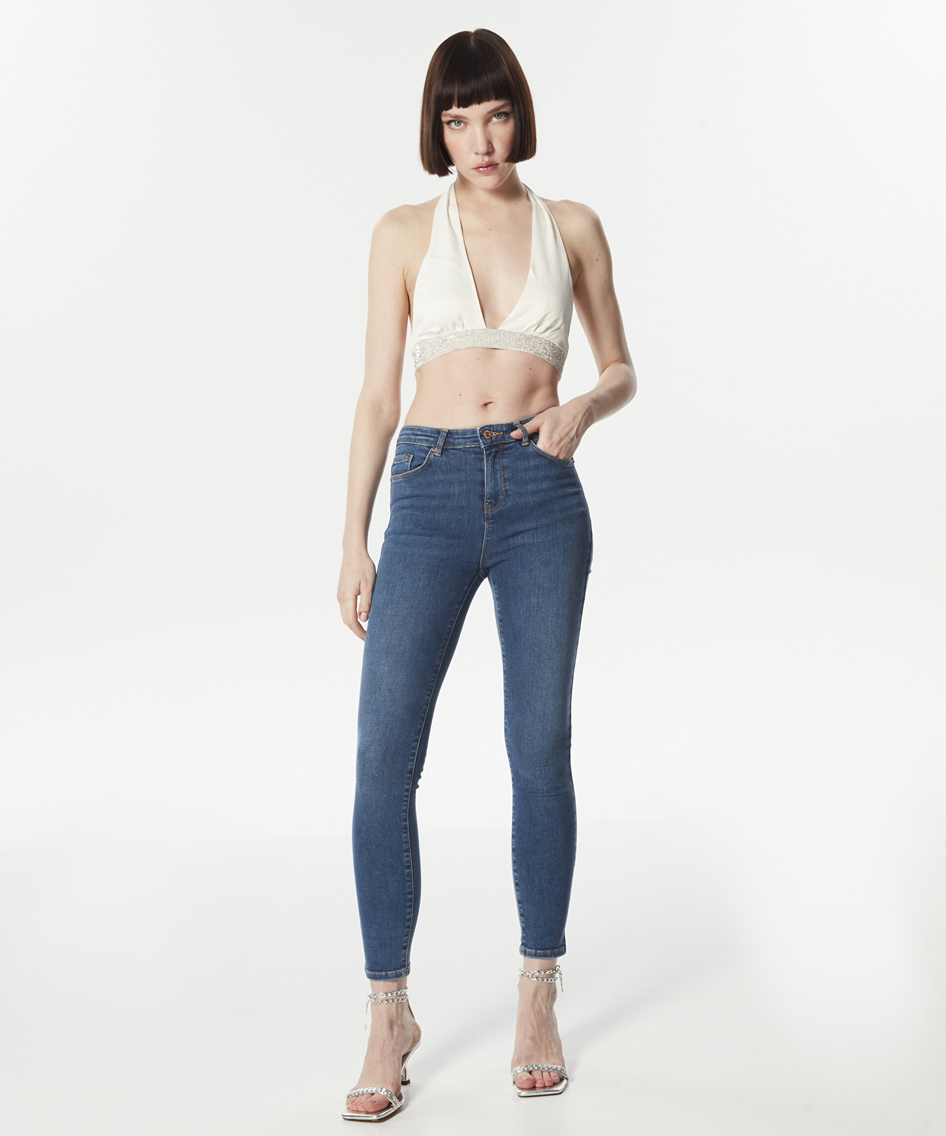 SKINNY FİT JEAN PANTOLON