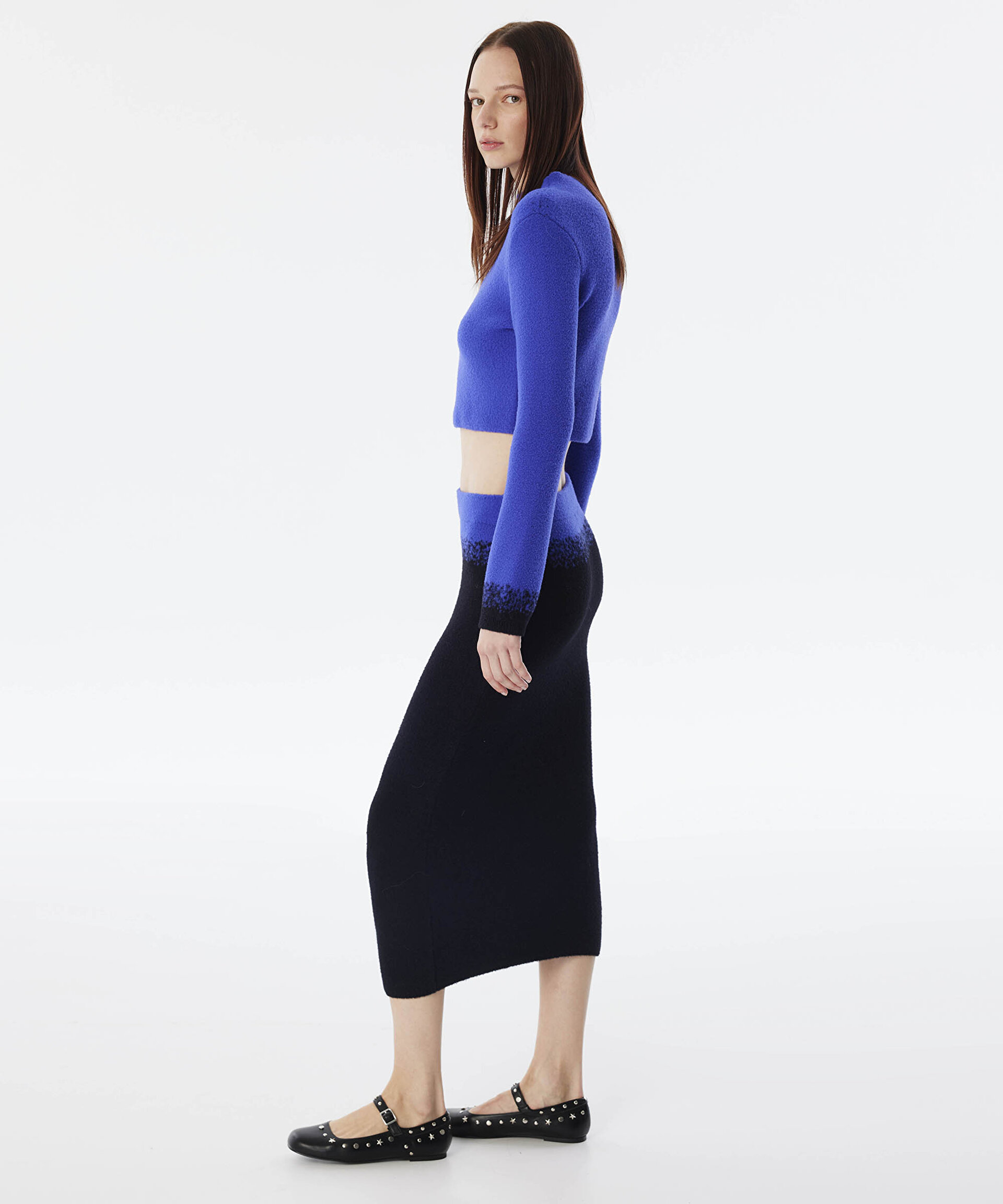 COLORBLOCK MİDİ ETEK