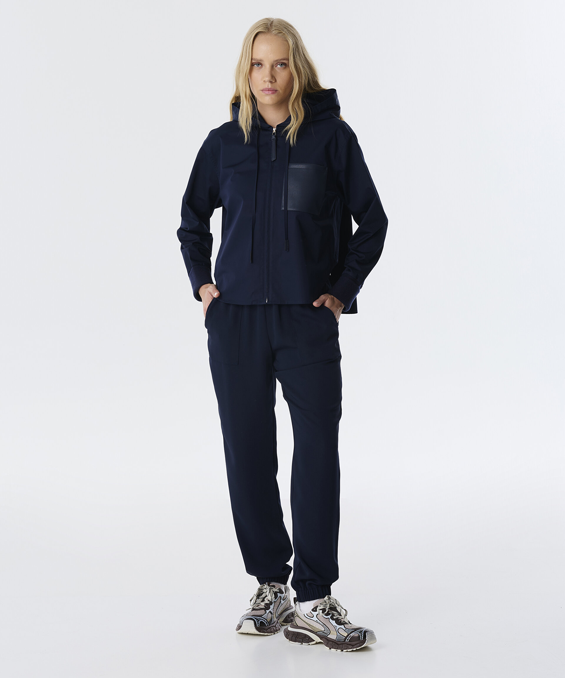 Twist Lacivert ELASTİK BEL JOGGER PANTOLON