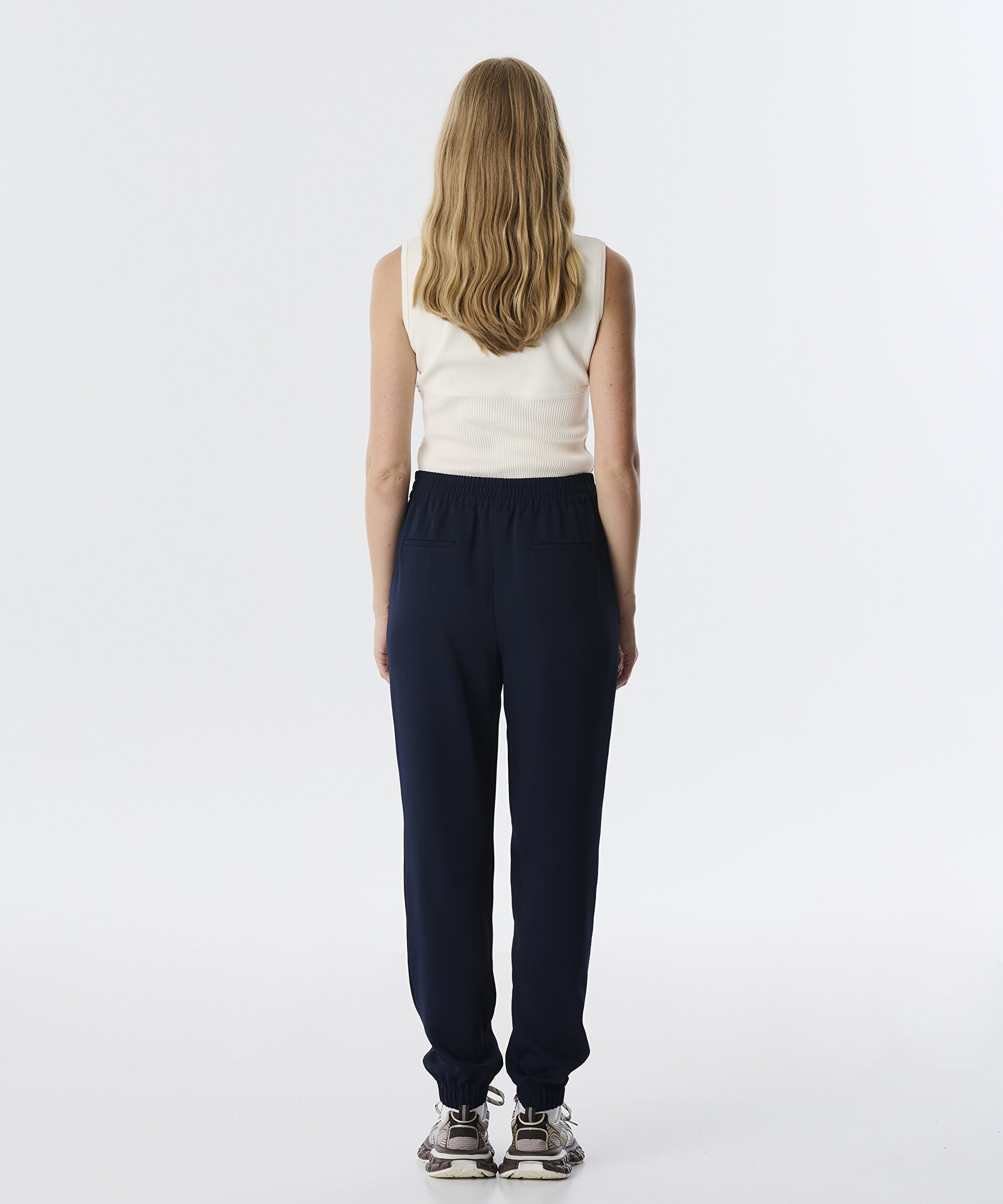 Twist Lacivert ELASTİK BEL JOGGER PANTOLON görsel 4
