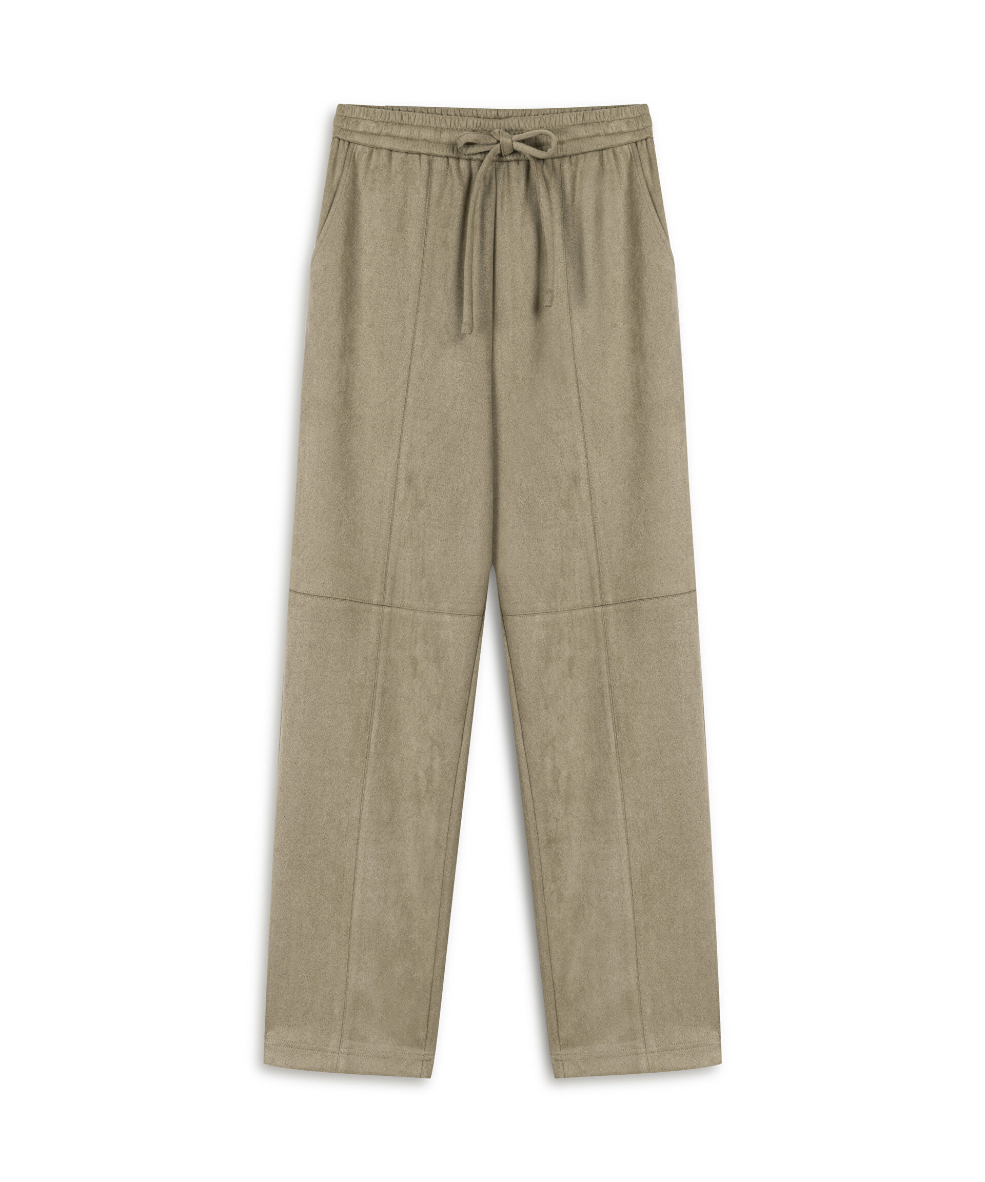 SÜET GÖRÜNÜMLÜ PANTOLON