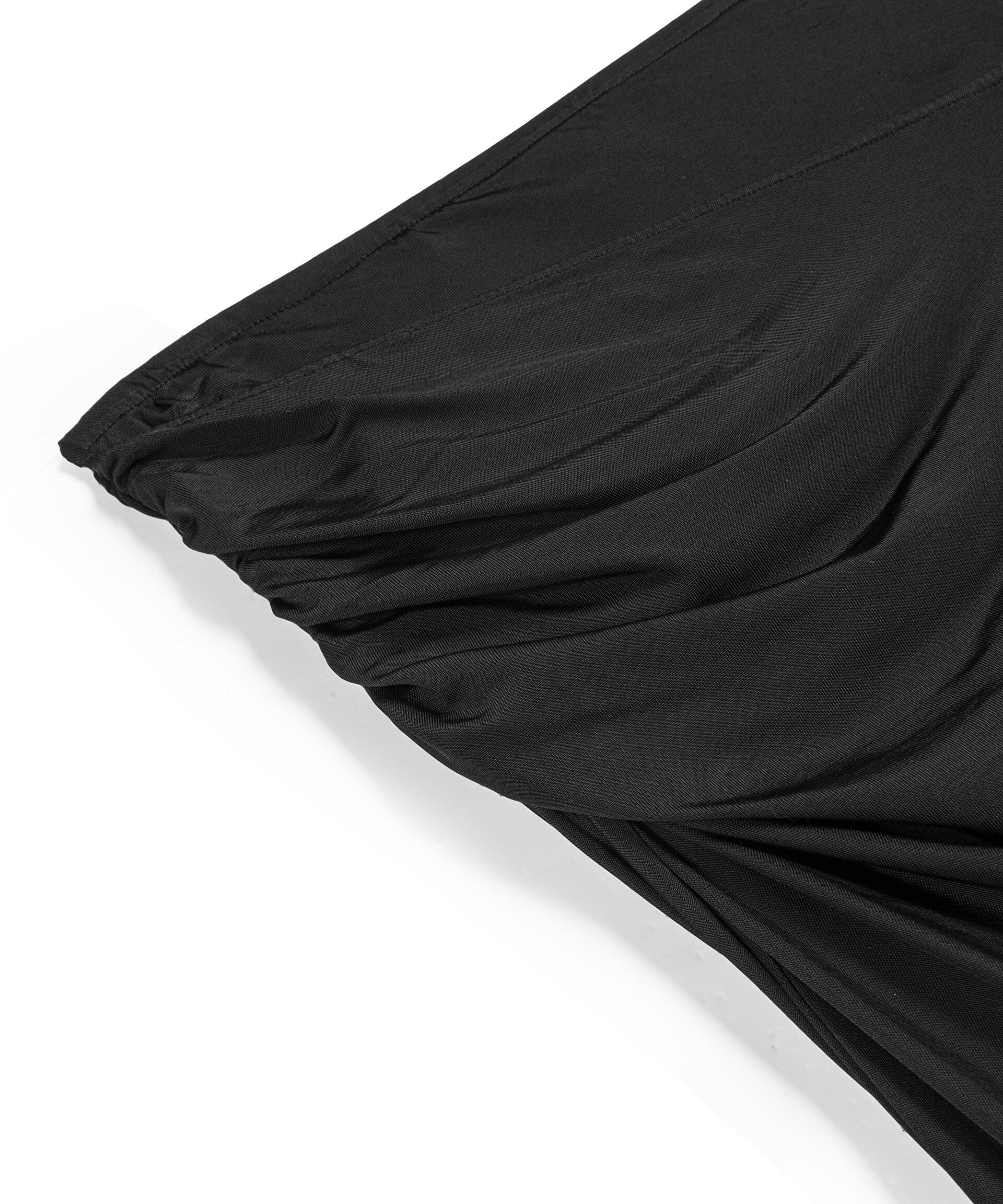 Twist Siyah Cutout Maksi Etek görsel 6