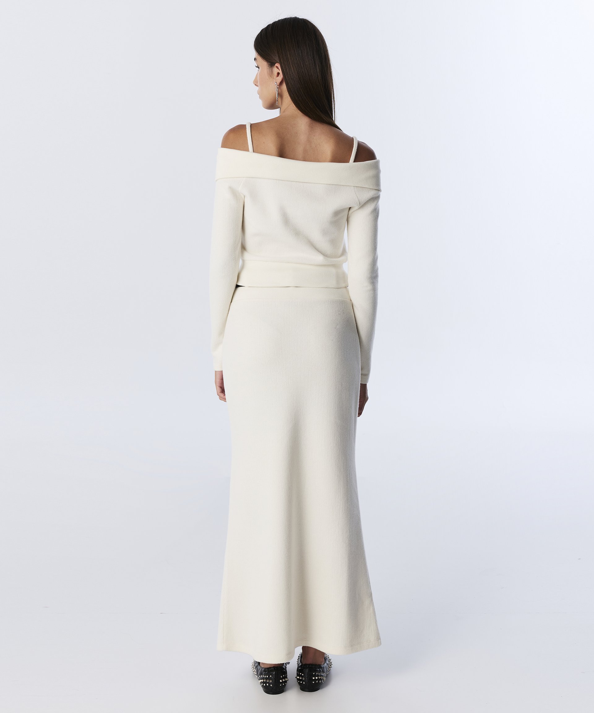 OFF THE SHOULDER TRİKO BLUZ