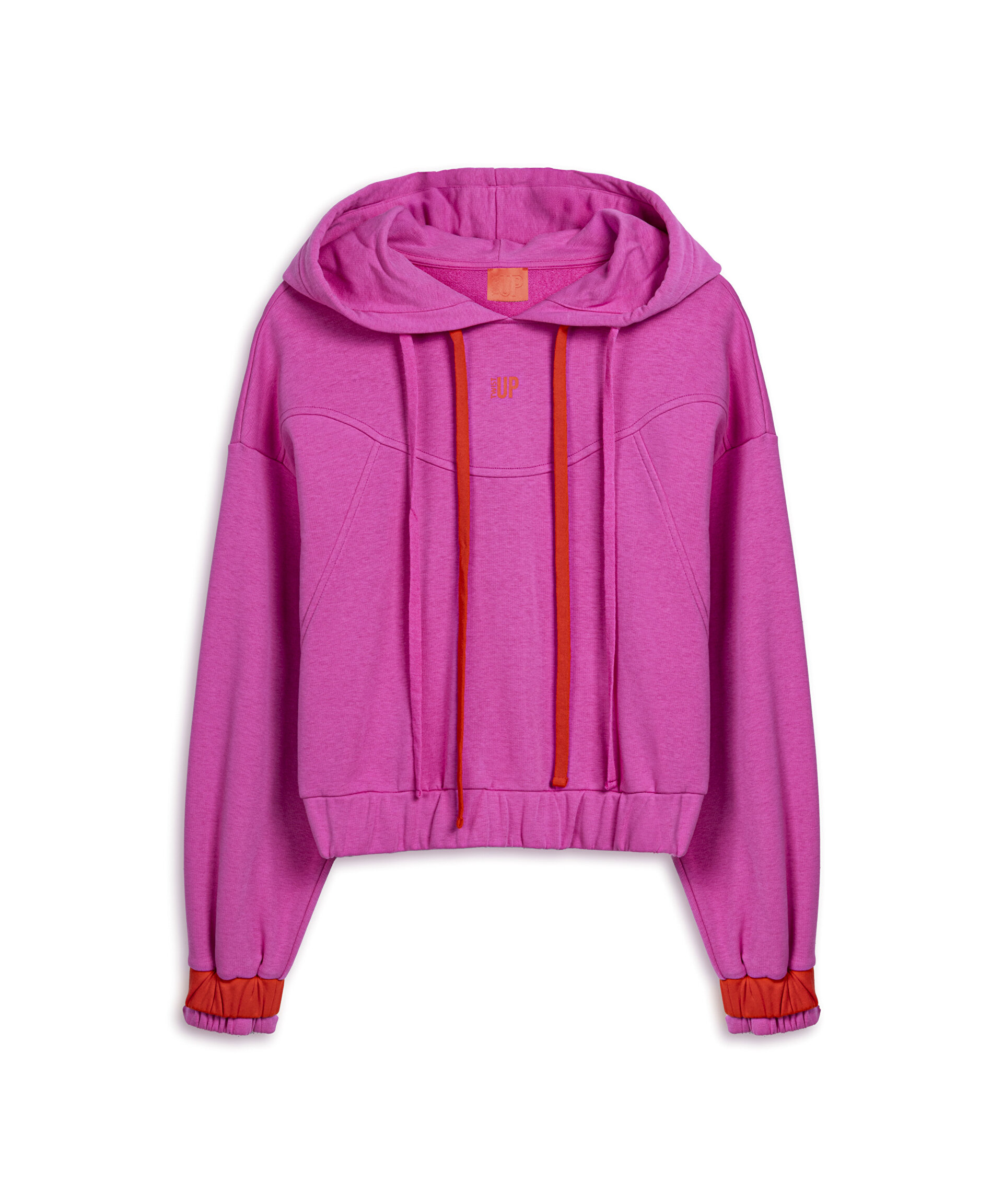KONTRAST KORDONLU LOGOLU SWEATSHIRT
