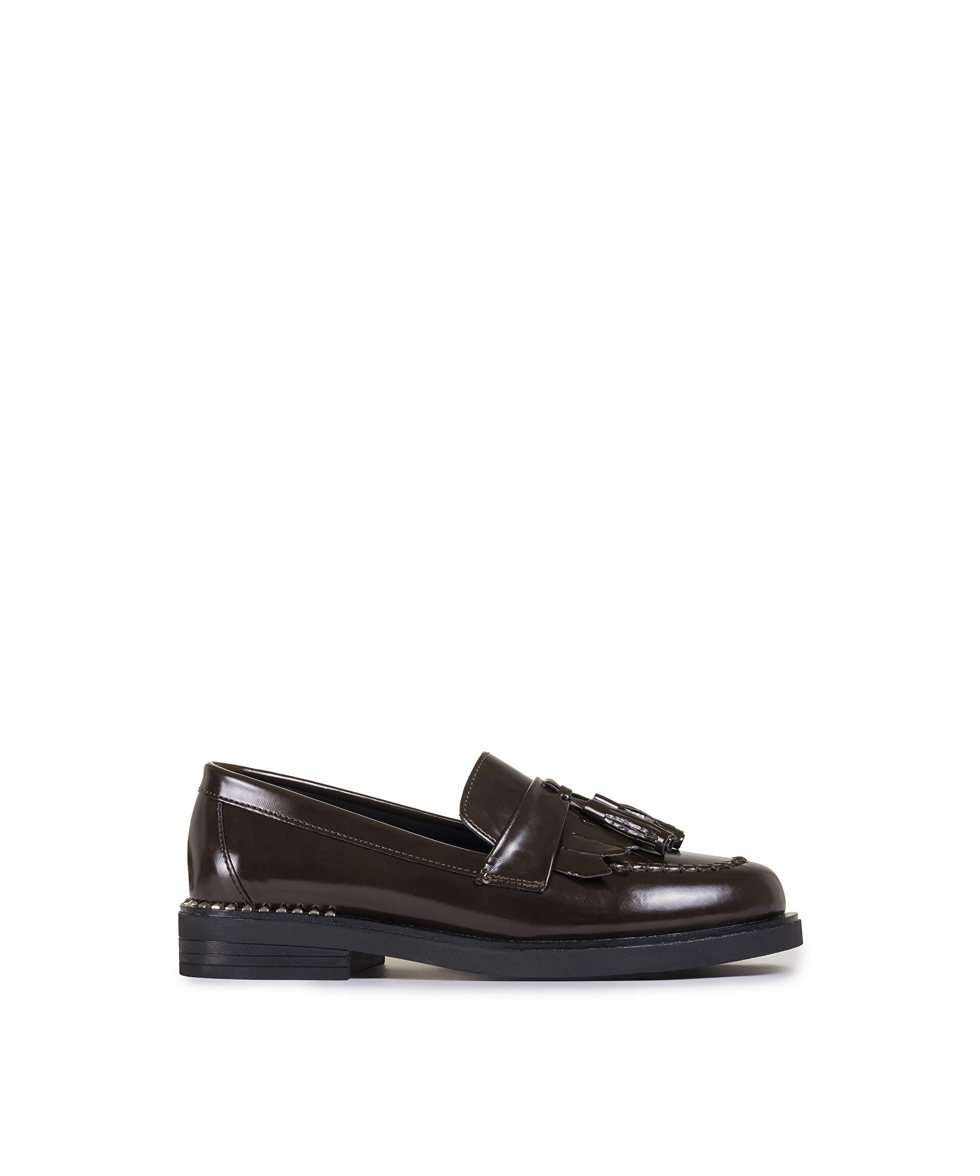 Twist Kahverengi PÜSKÜLLÜ LOAFER