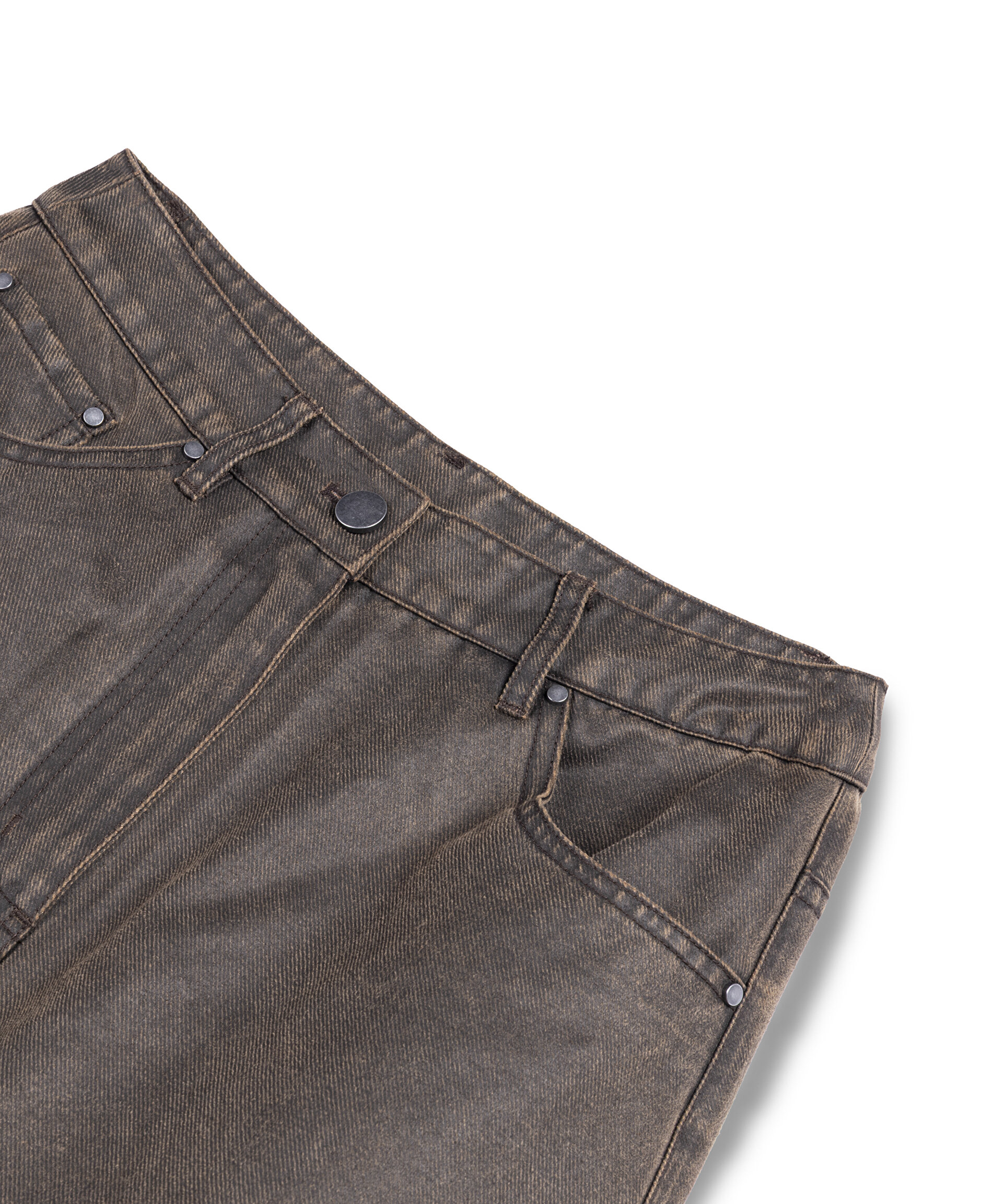 YIKAMALI BARREL FİT PANTOLON