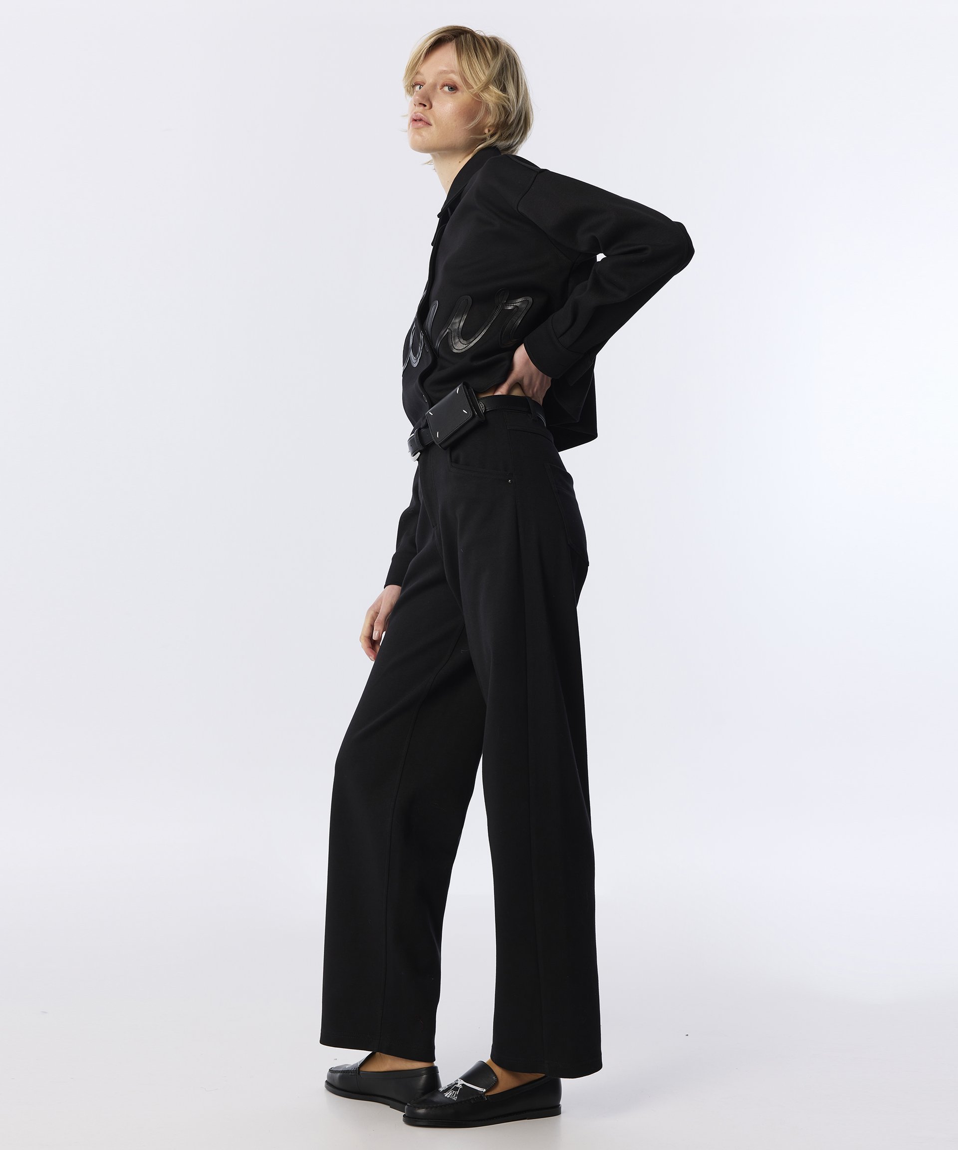 KEMERLİ WIDE LEG PANTOLON