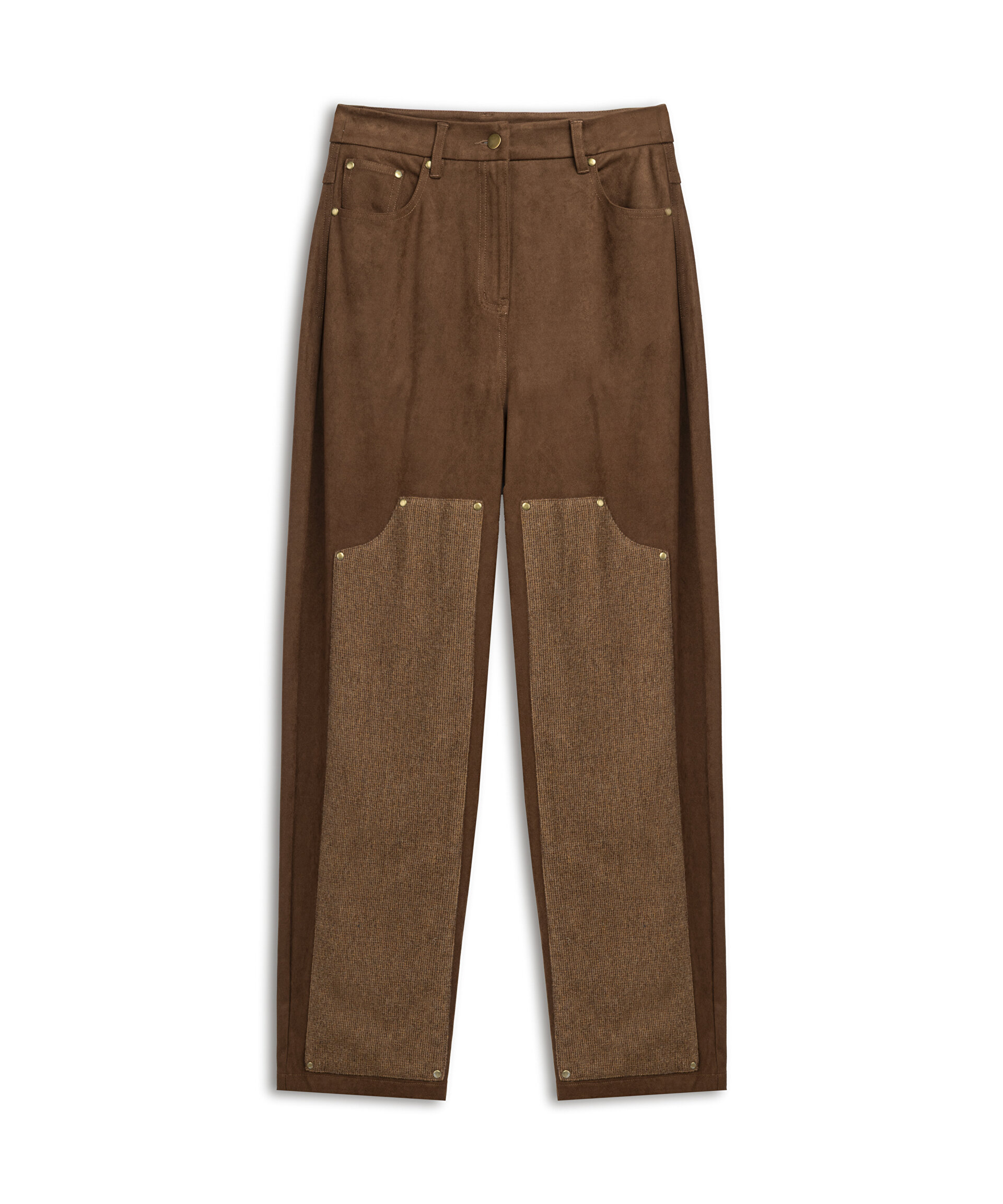 PATCH’Lİ SUNİ SÜET PANTOLON